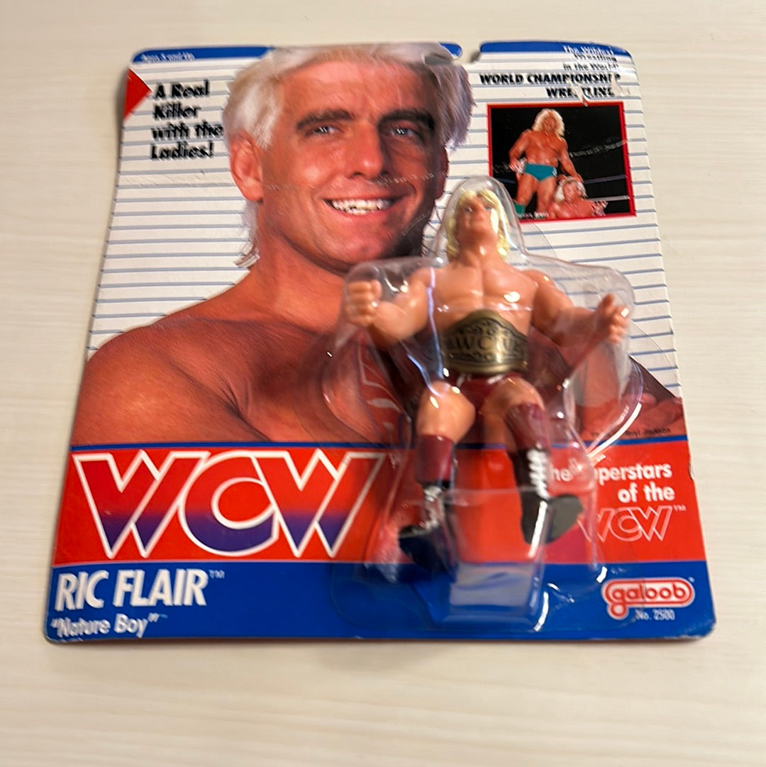 Ric Flair WCW Galoob Red Trunks UK Exclusive