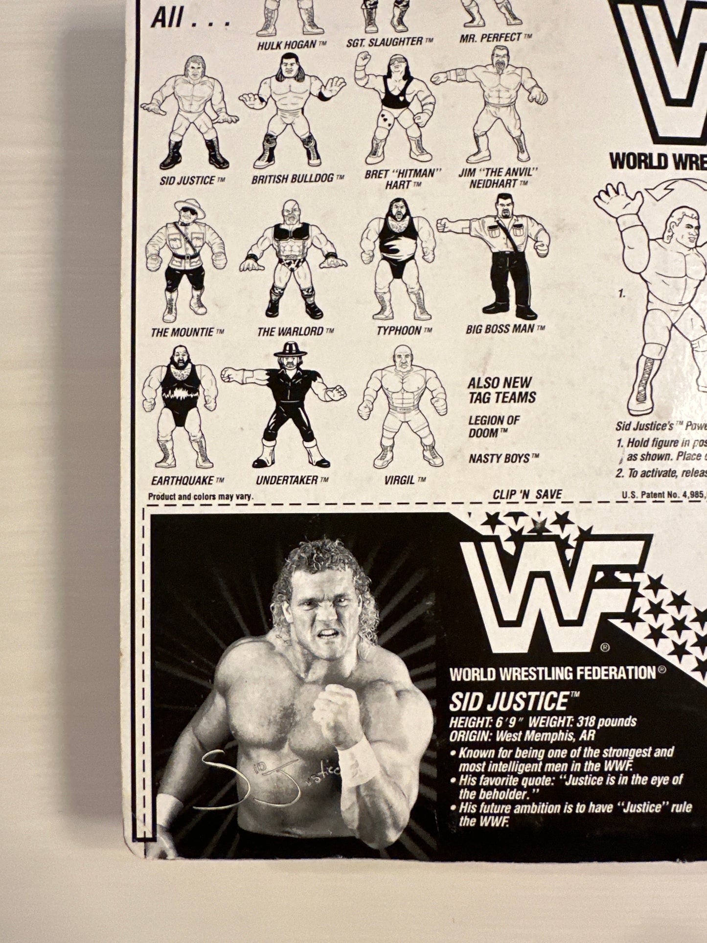 Sid Justice Series 6 WWF Hasbro