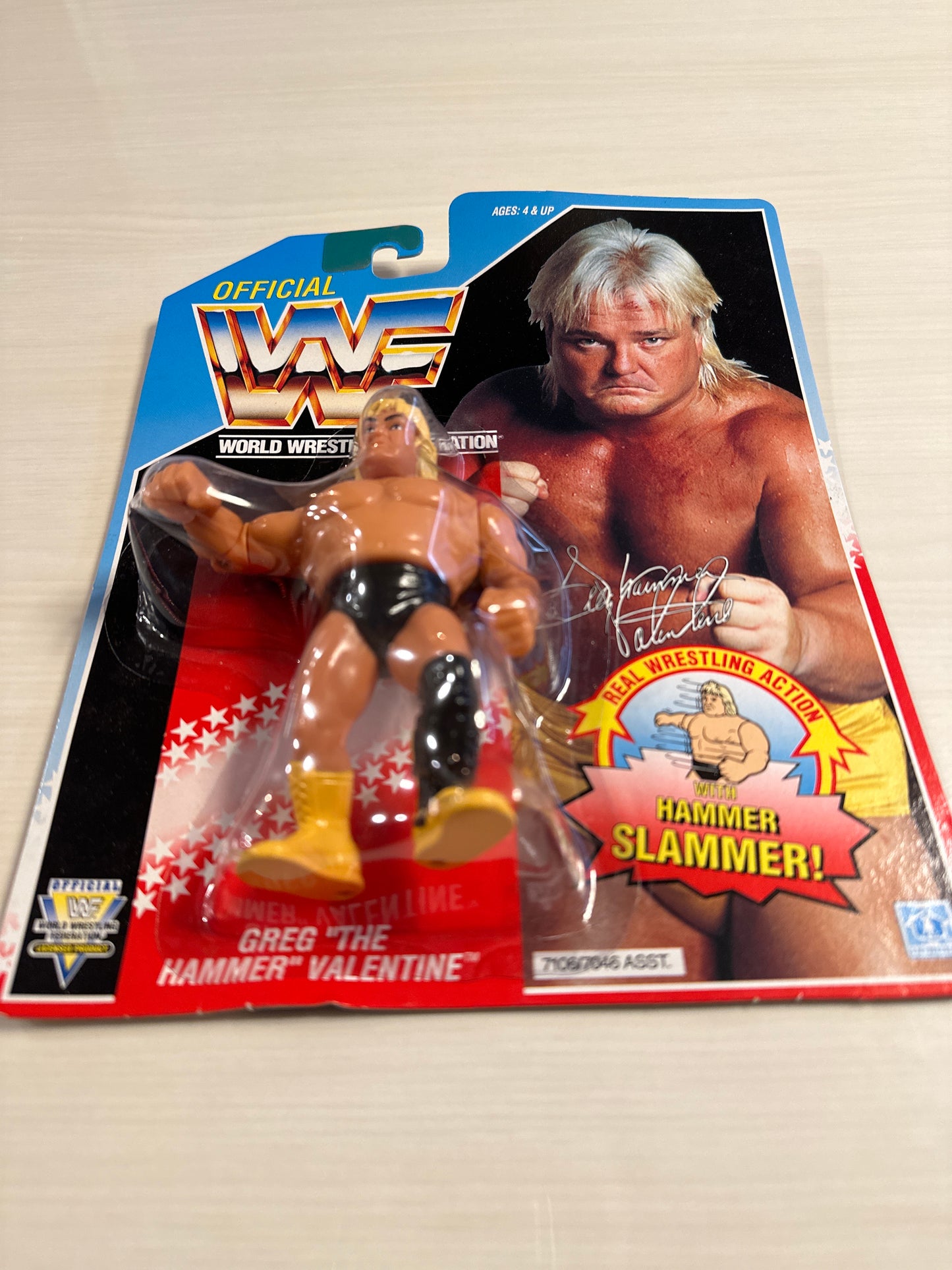 Greg the Hammer Valentine Series 3 WWF Hasbro