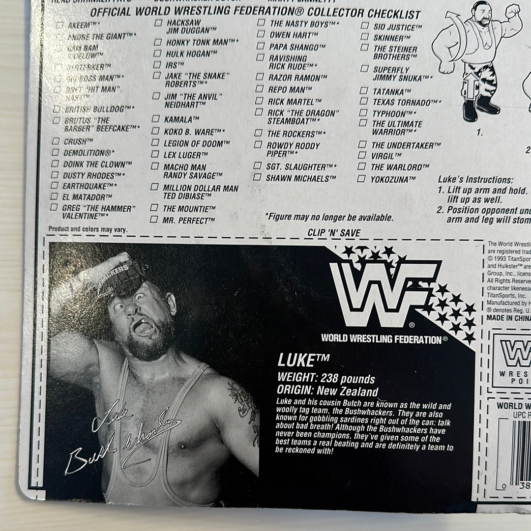 Luke the Bushwhacker Series 10 WWF Hasbro