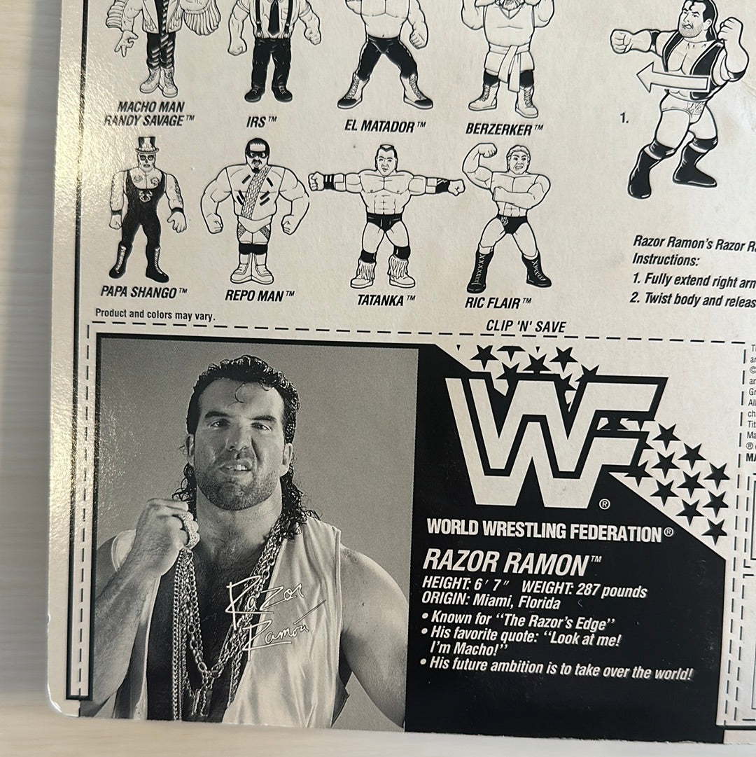 Razor Ramon Series 10 WWF Hasbro Purple