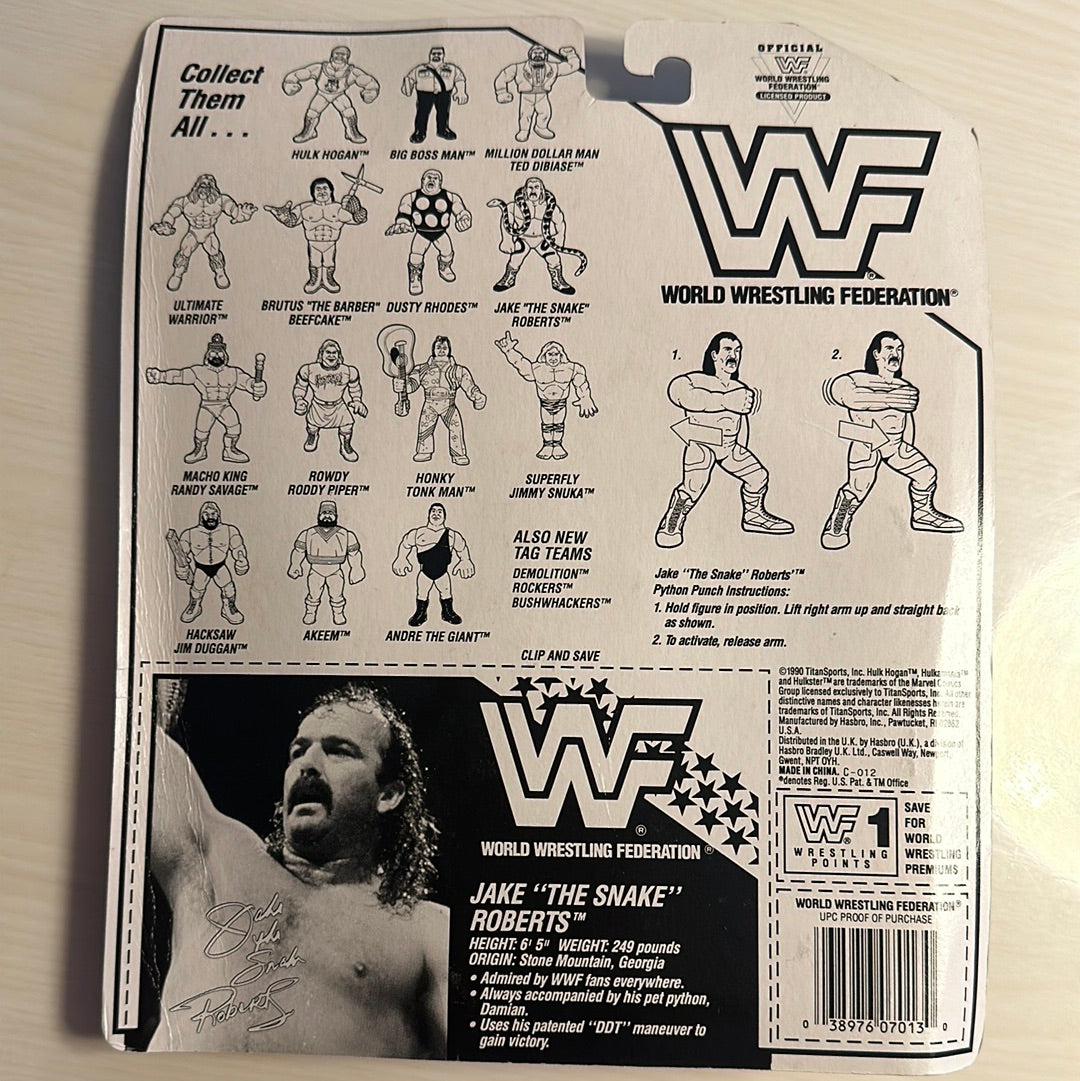 Jake the Snake Roberts Series 1 WWF Hasbro