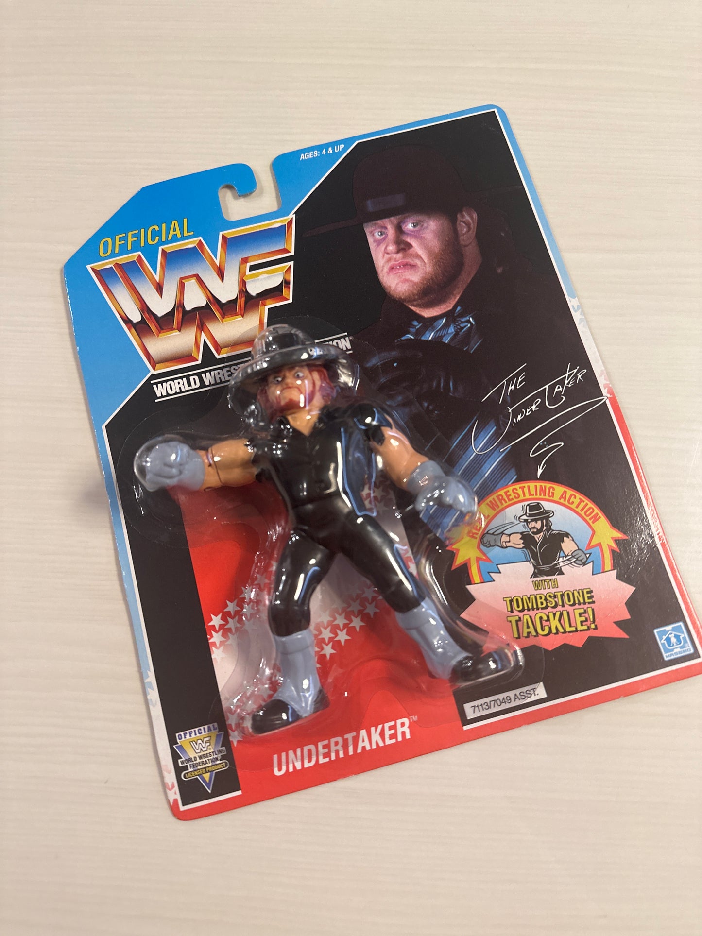 The Undertaker Series 4 WWF Hasbro