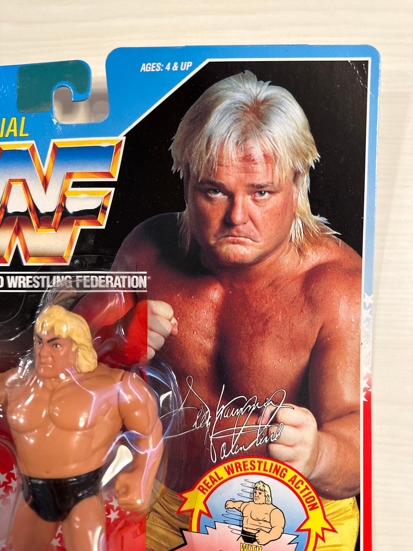 Greg the Hammer Valentine Series 3 WWF Hasbro