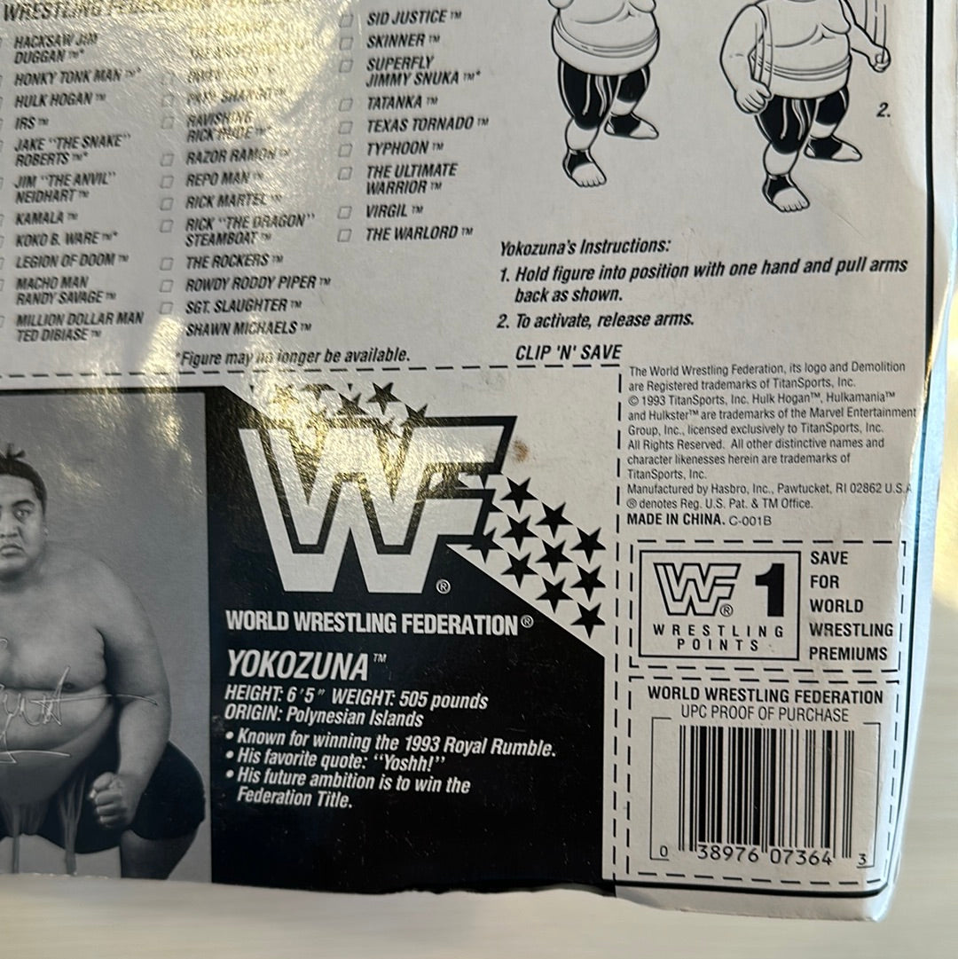 Yokozuna Series 8 WWF Hasbro