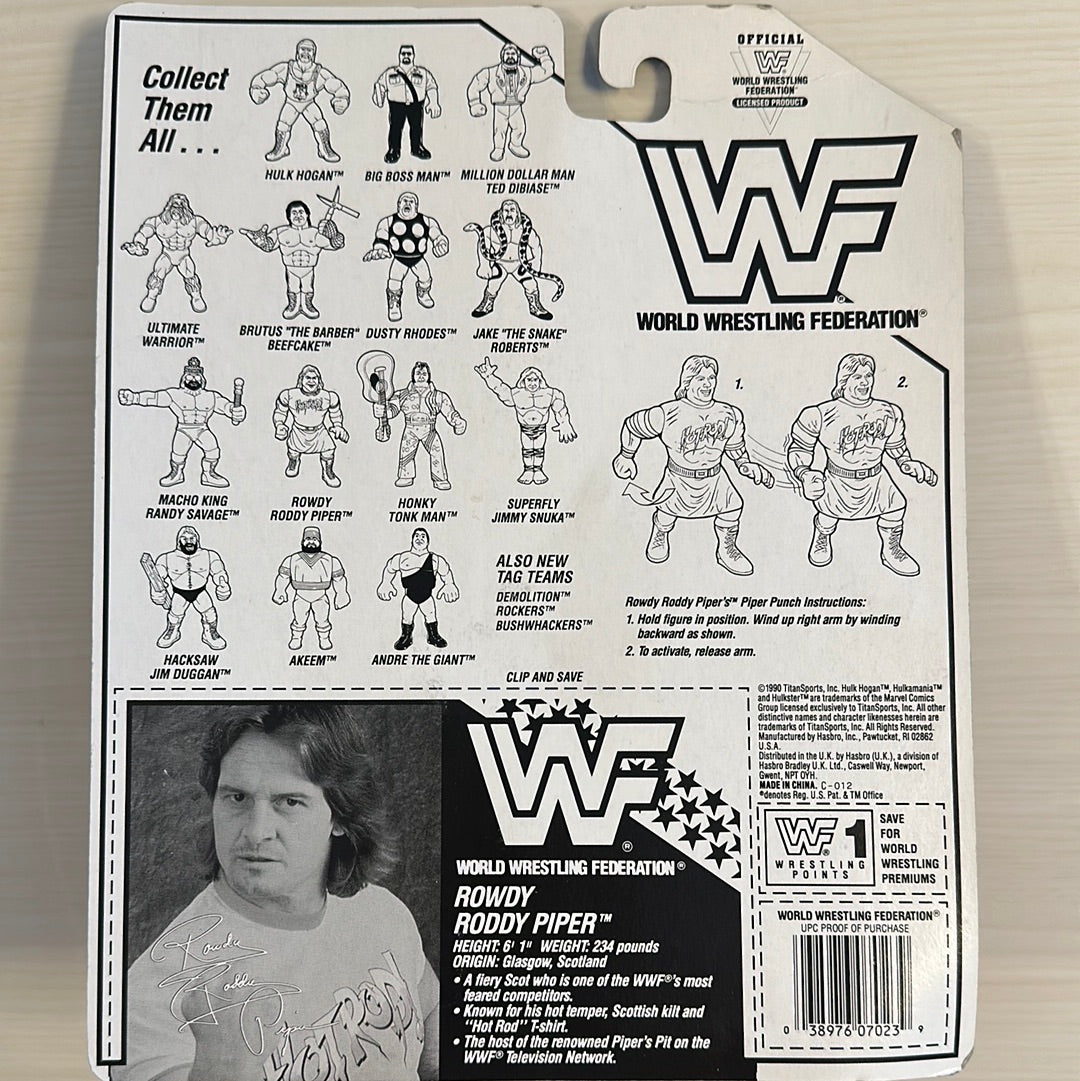 Rowdy Roddy Piper Series 2 WWF Hasbro