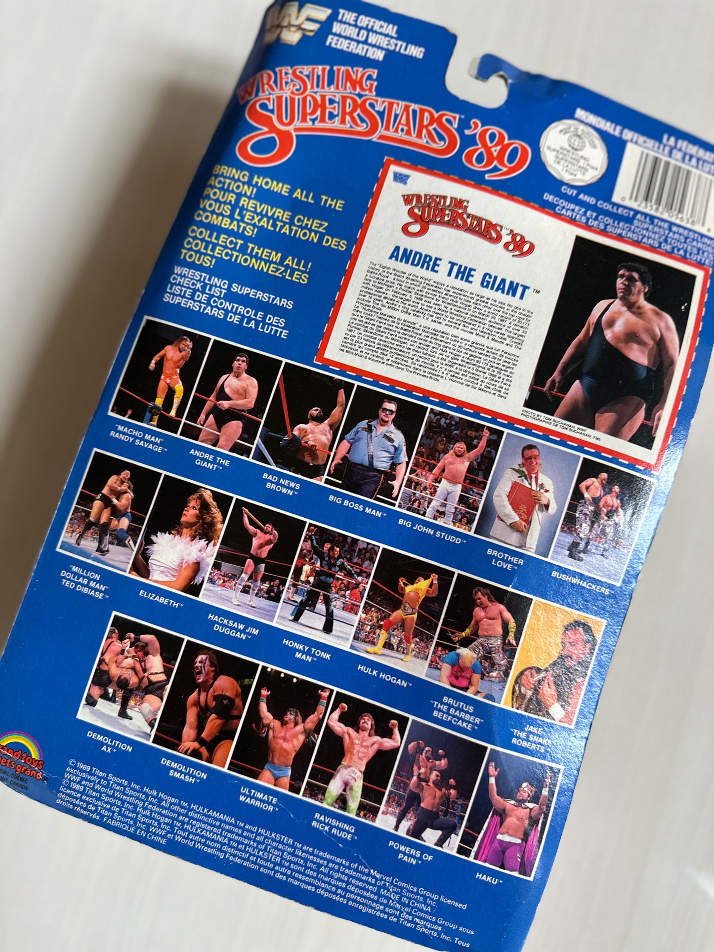 Andre the Giant Grand Toys WWF LJN
