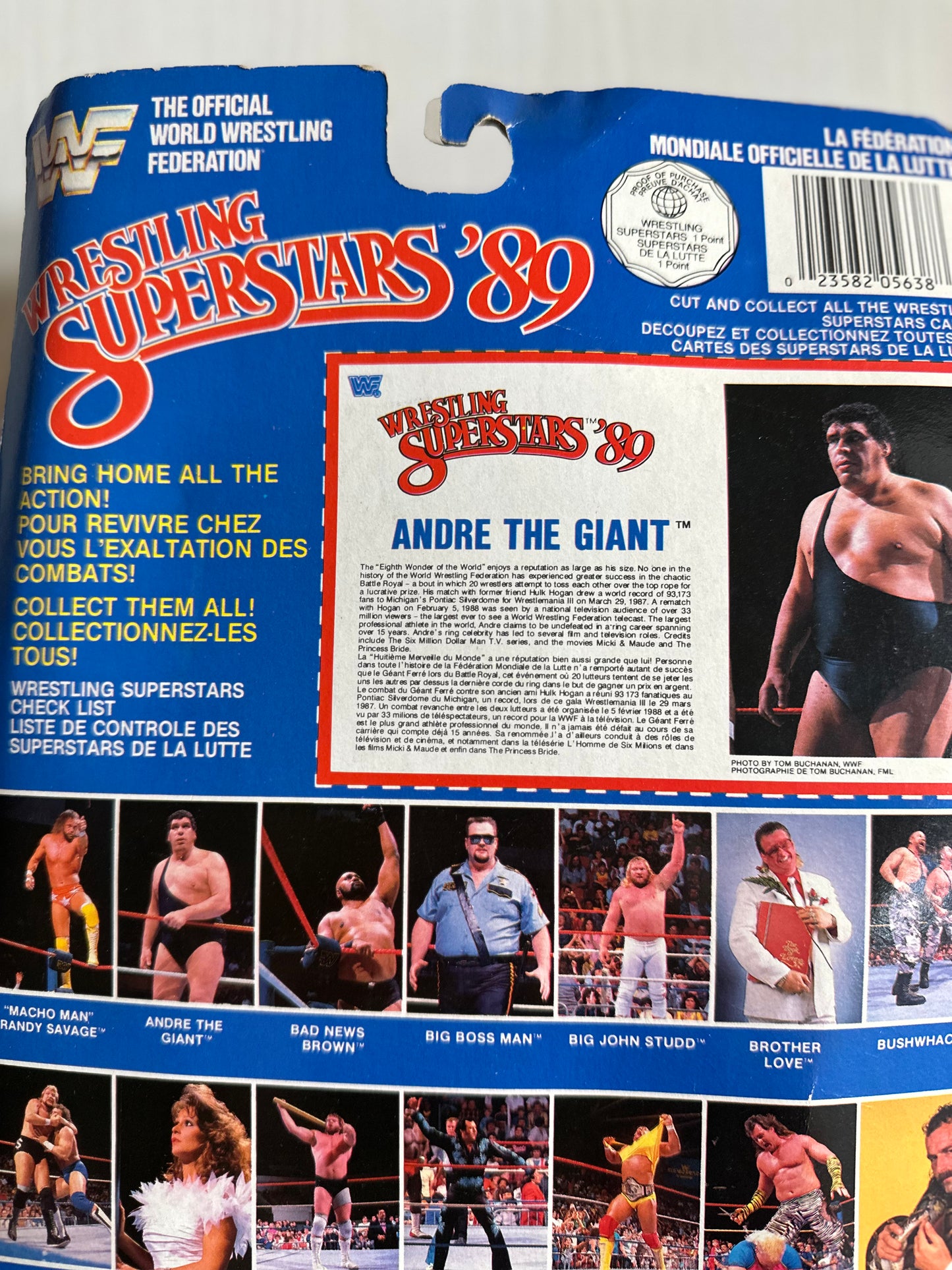 Andre the Giant Grand Toys WWF LJN