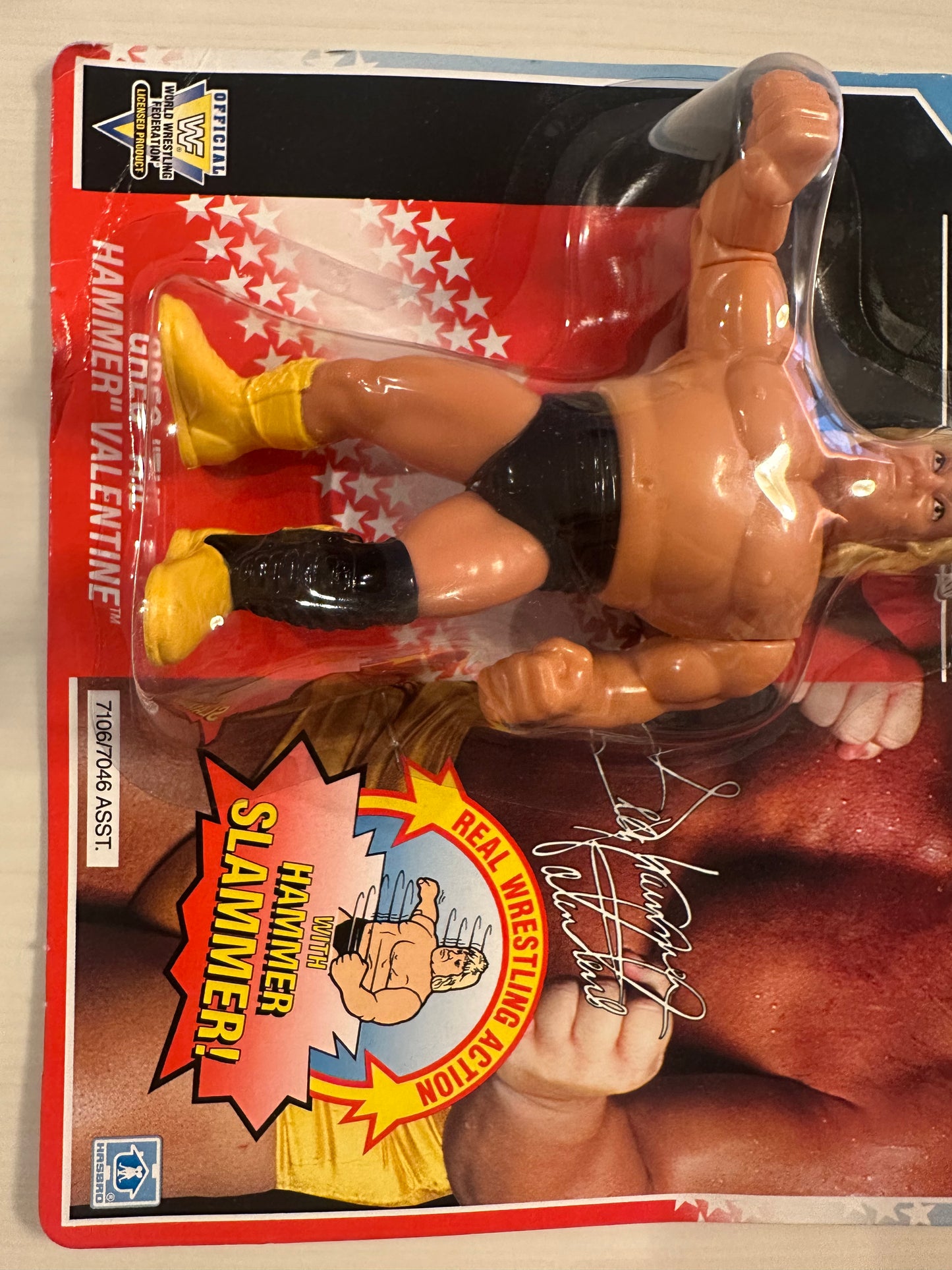 Greg the Hammer Valentine Series 3 WWF Hasbro