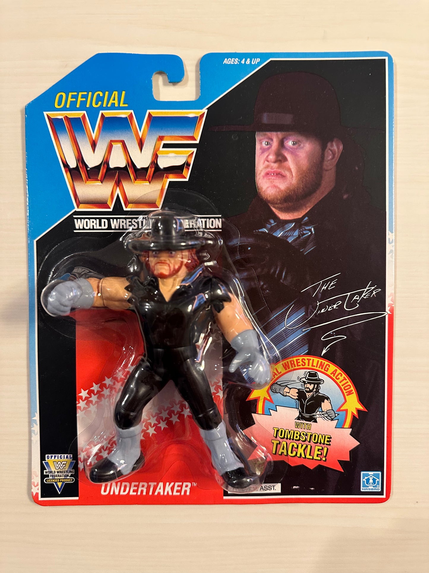 The Undertaker Series 4 WWF Hasbro