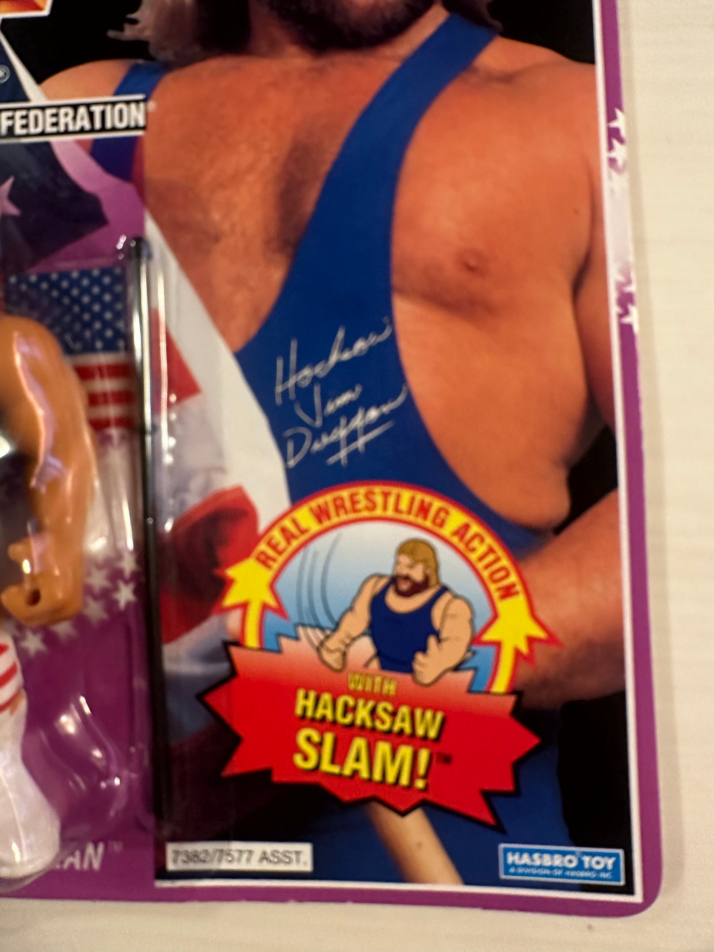 Hacksaw Jim Duggan Series 9 WWF Hasbro