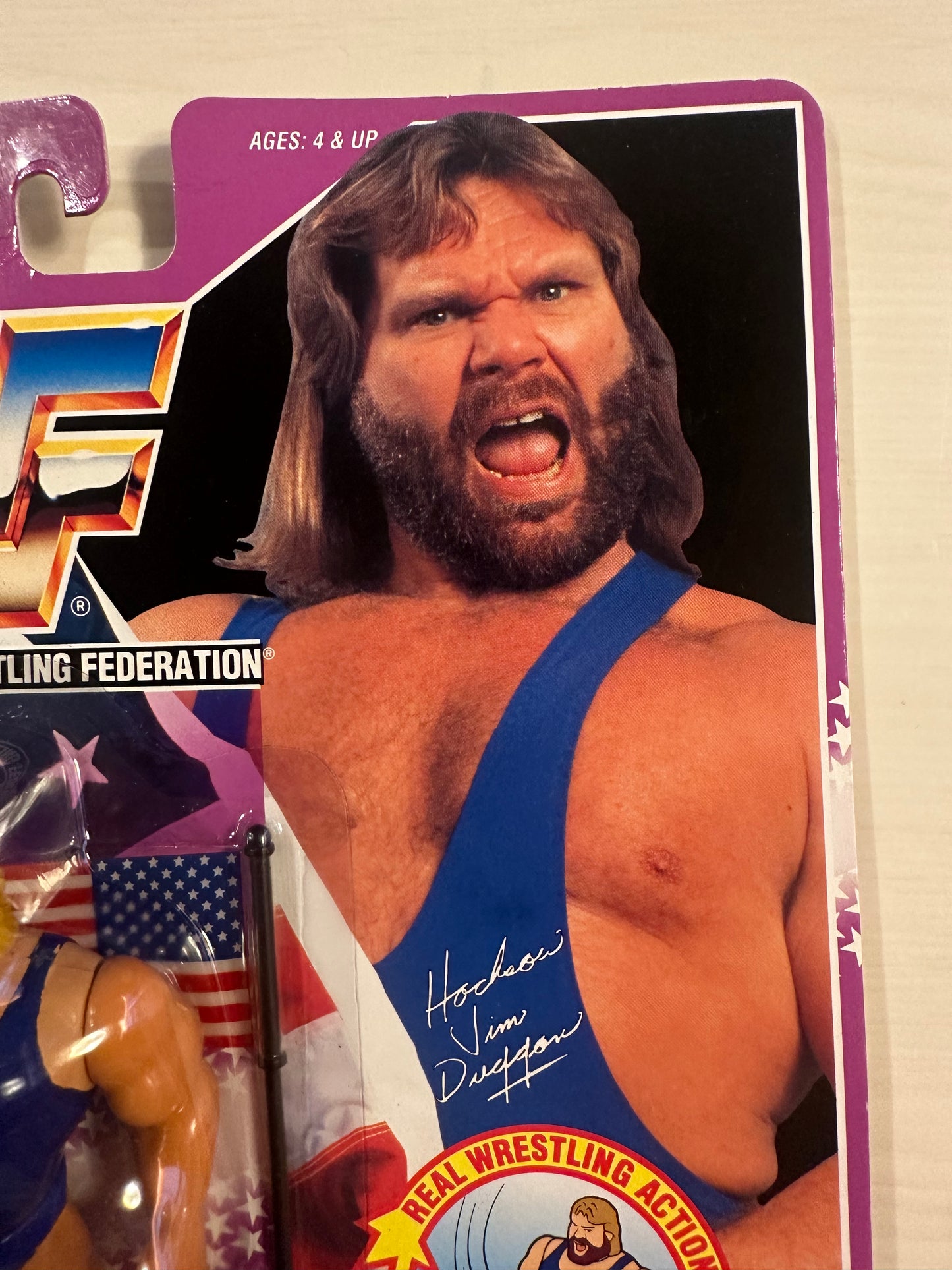 Hacksaw Jim Duggan Series 9 WWF Hasbro