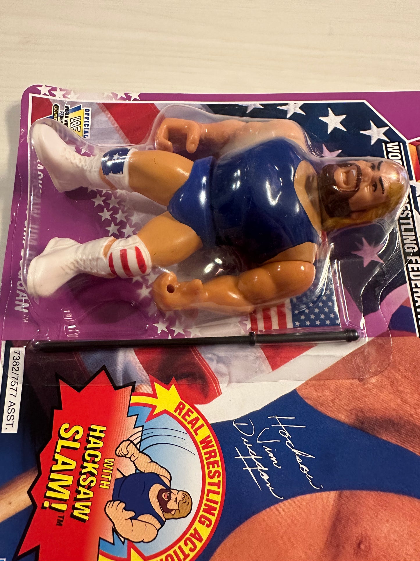 Hacksaw Jim Duggan Series 9 WWF Hasbro