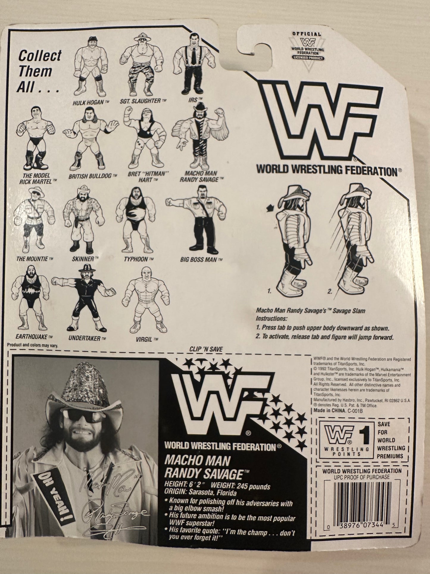 Macho Man Randy Savage Series 5 WWF Hasbro