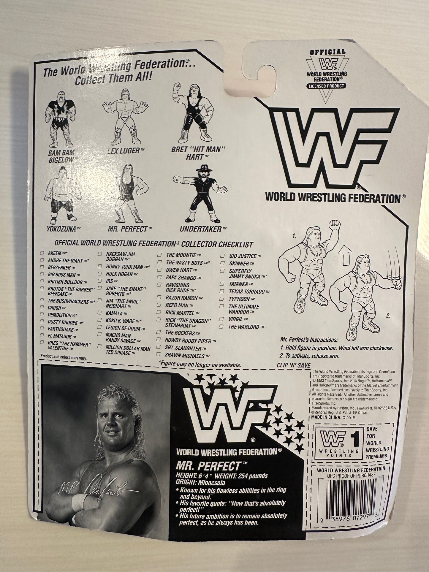 Mr Perfect Series 8 WWF Hasbro