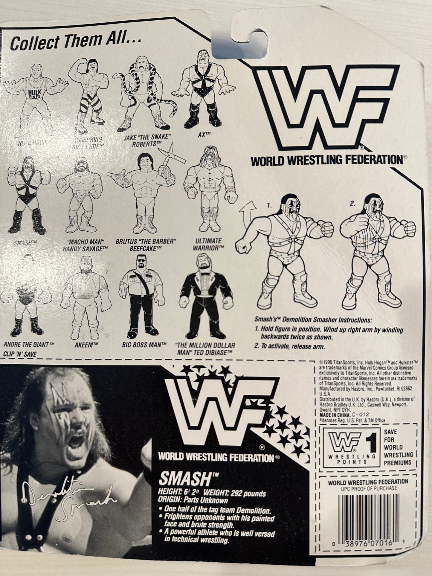 Demolition Smash Series 1 WWF Hasbro