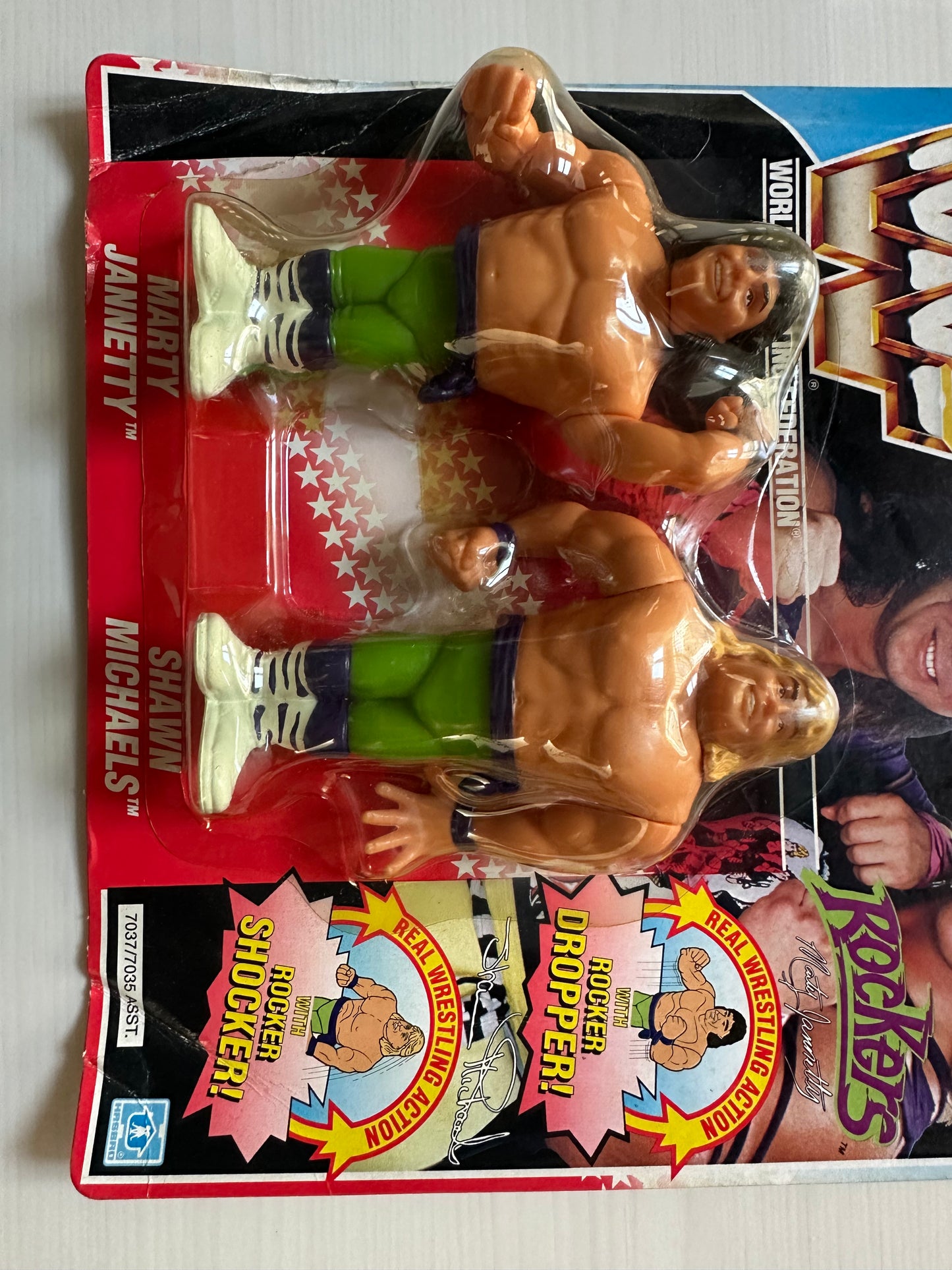 The Rockers Series 2 WWF Hasbro MOC figure