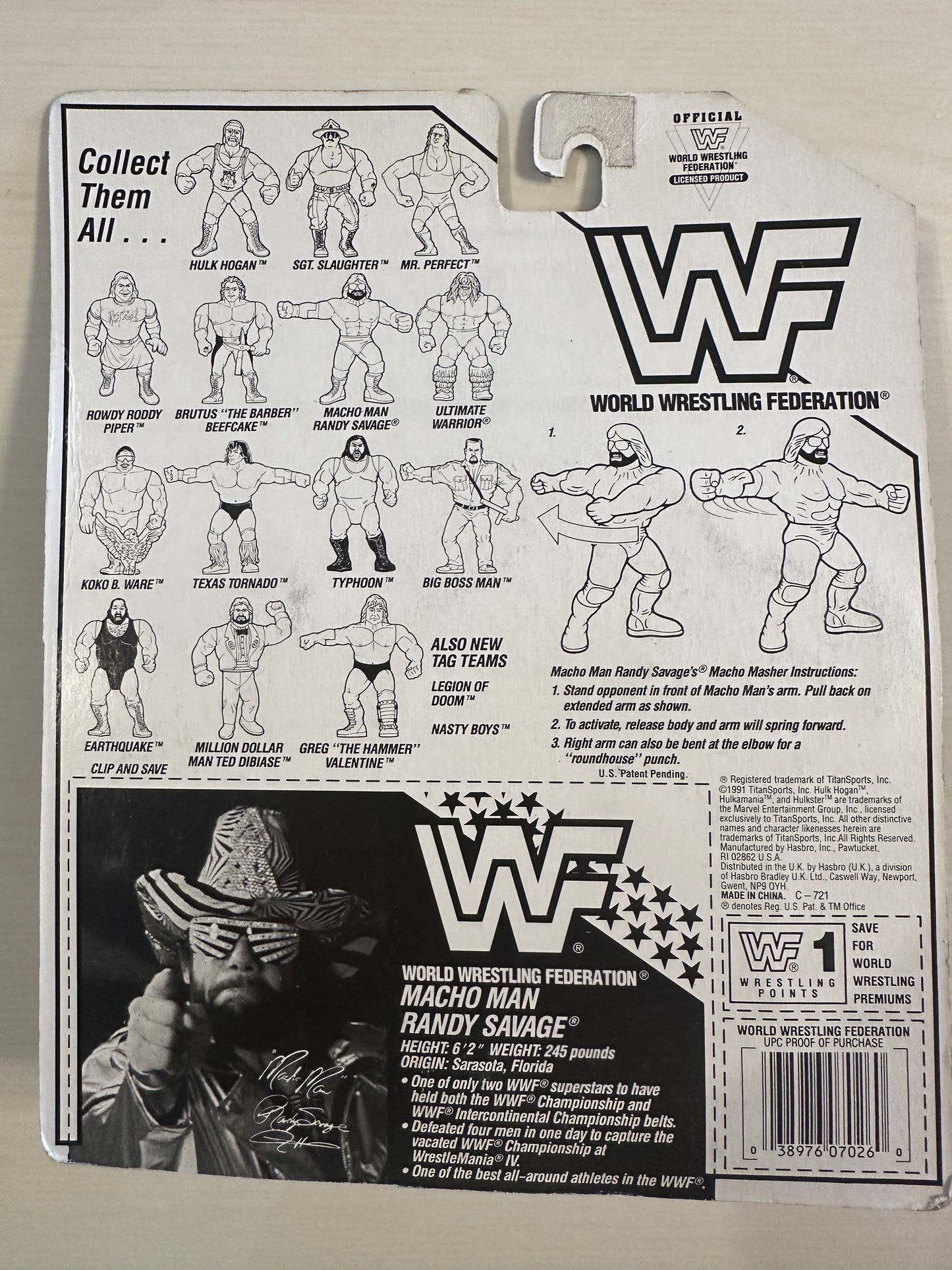 Macho Man Randy Savage Series 3 WWF Hasbro