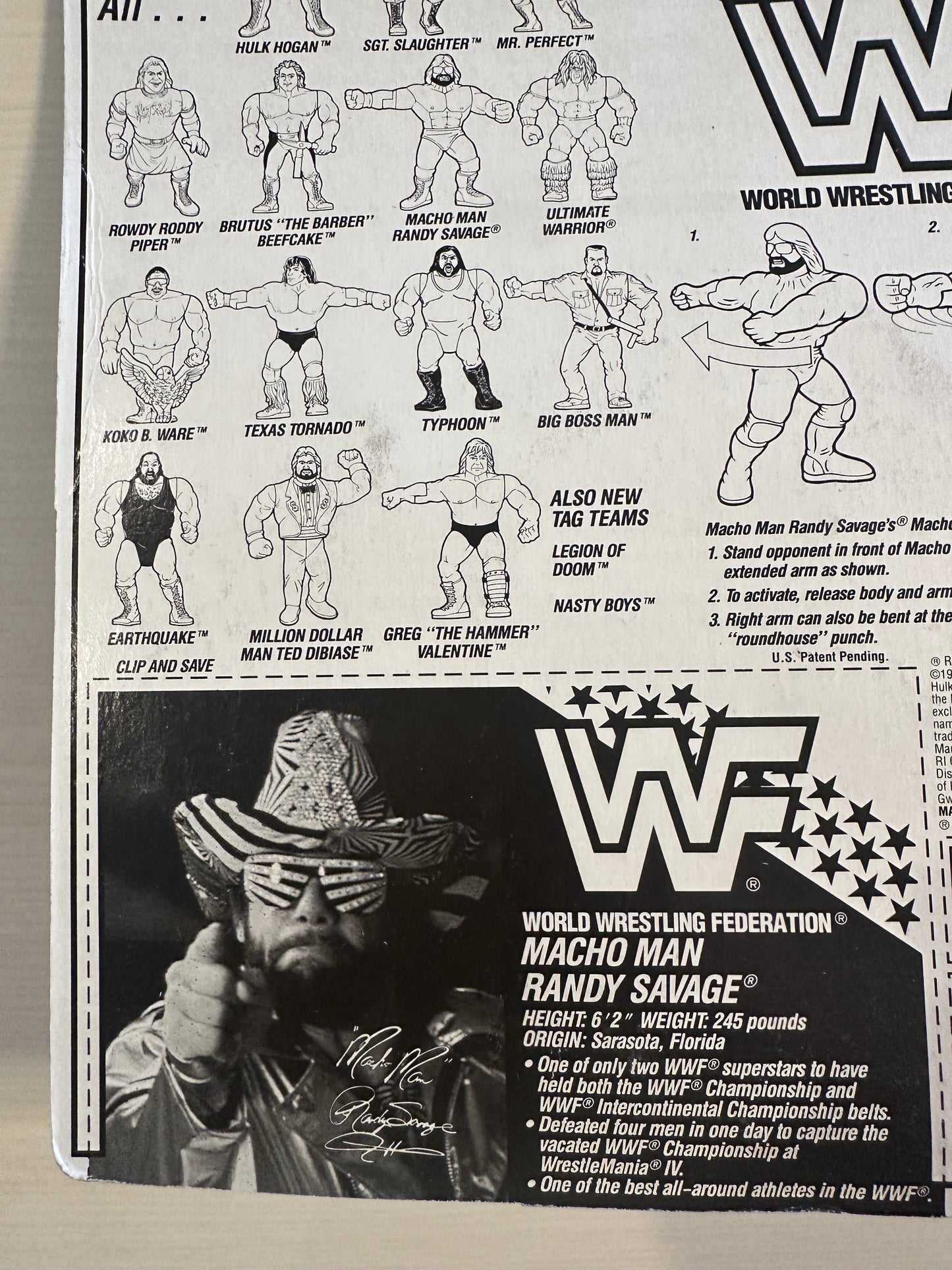 Macho Man Randy Savage Series 3 WWF Hasbro