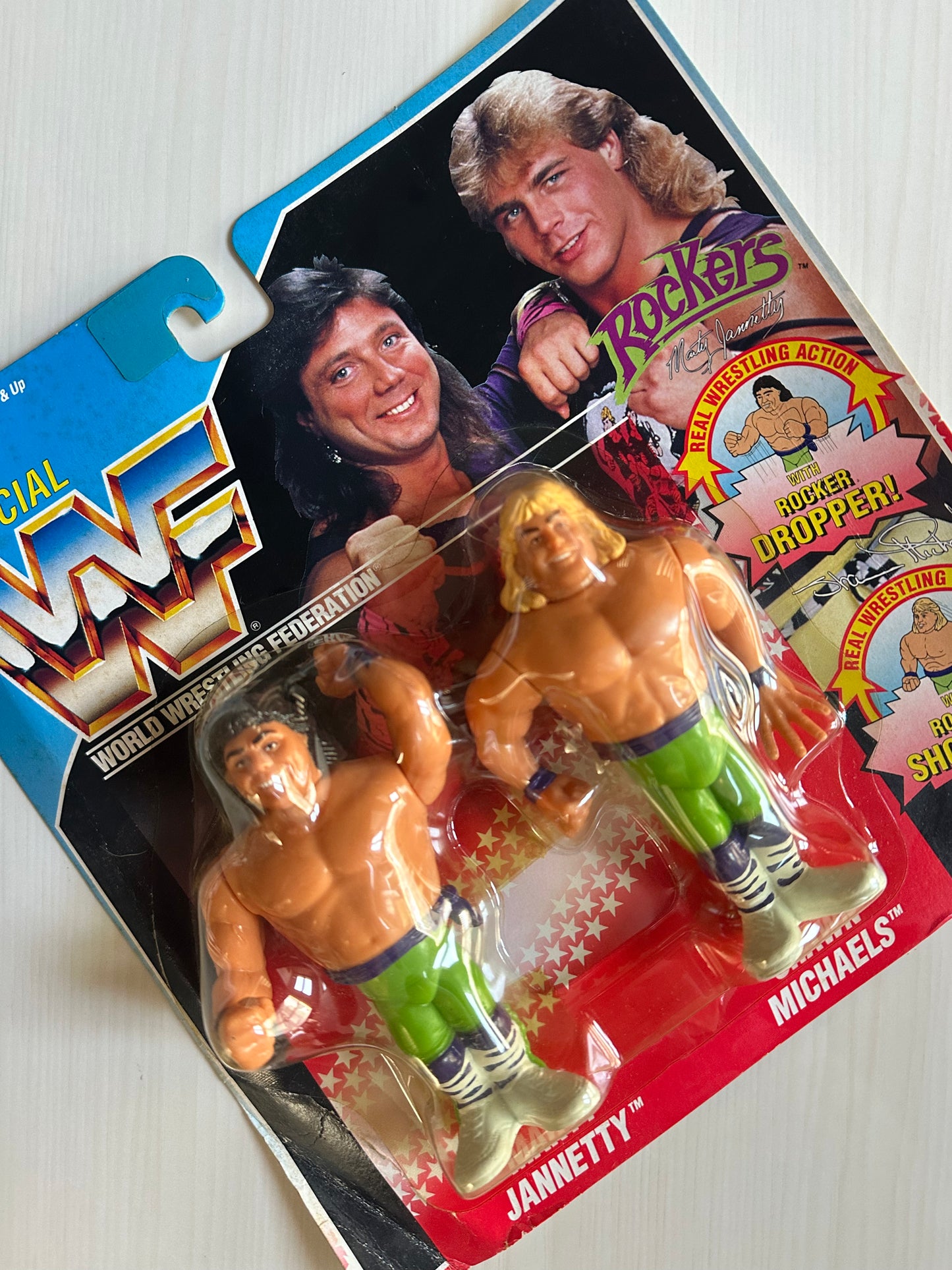 The Rockers Series 2 WWF Hasbro MOC figure