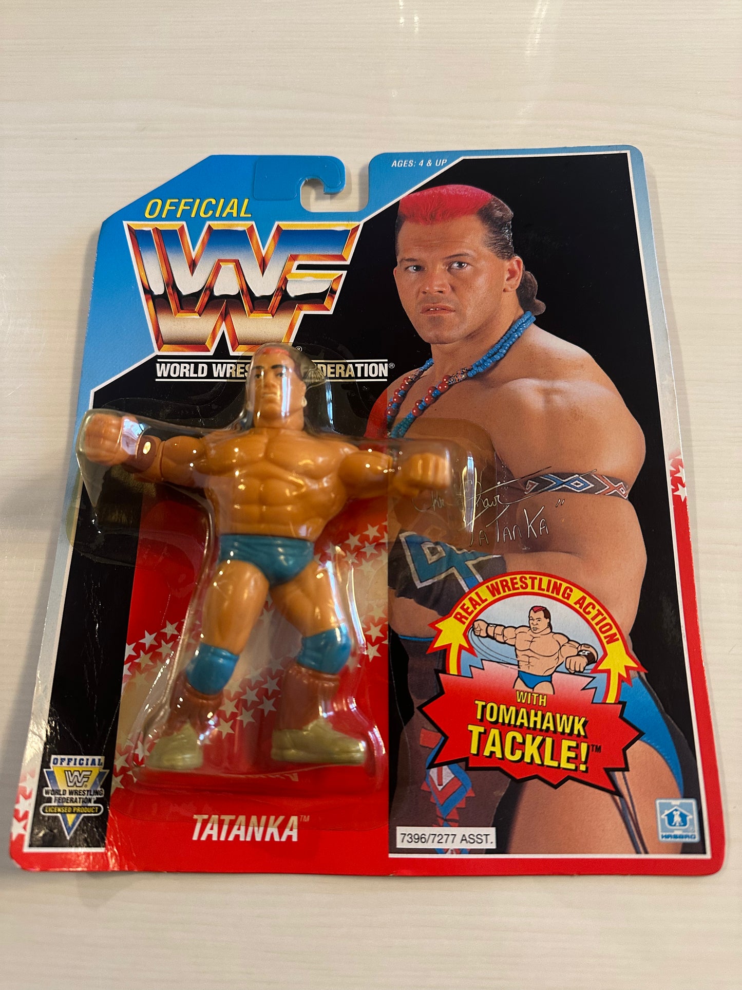 Tatanka Series 6 WWF Hasbro