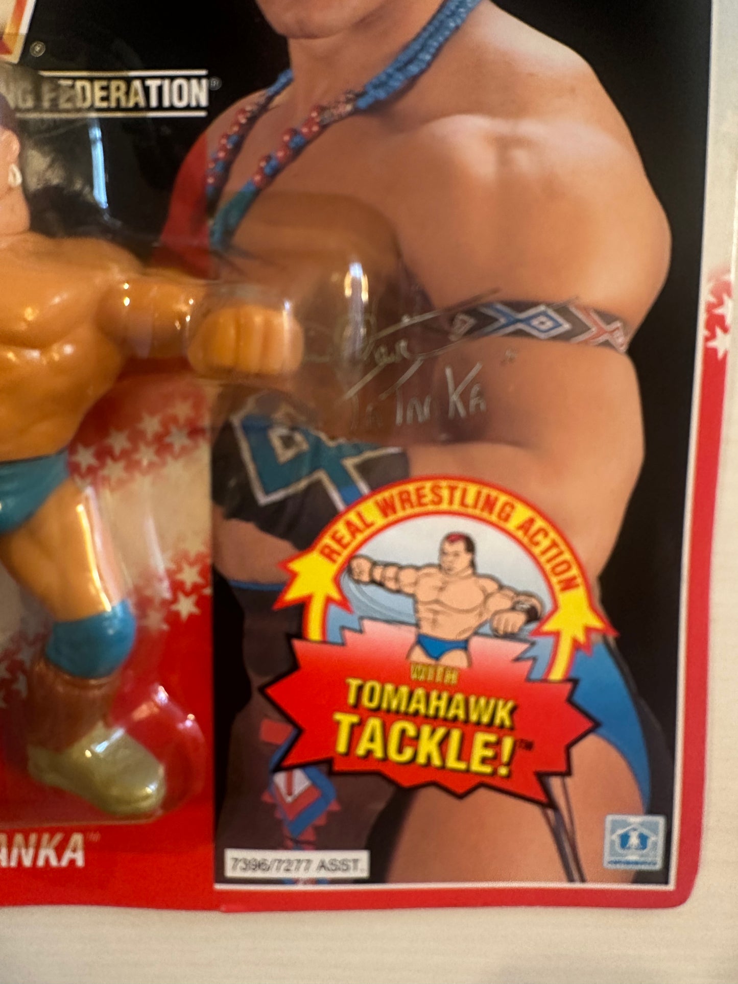 Tatanka Series 6 WWF Hasbro