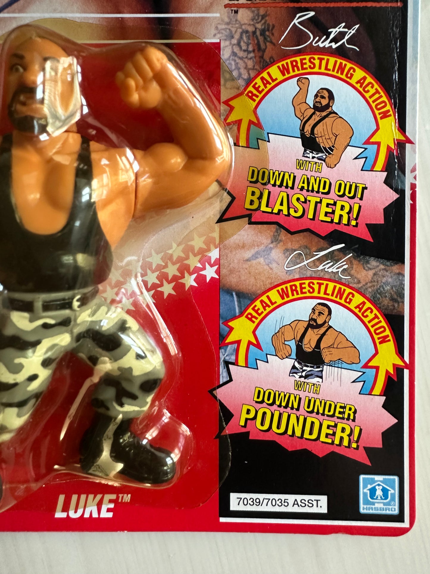The Bushwhackers Series 2 WWF Hasbro MOC figure