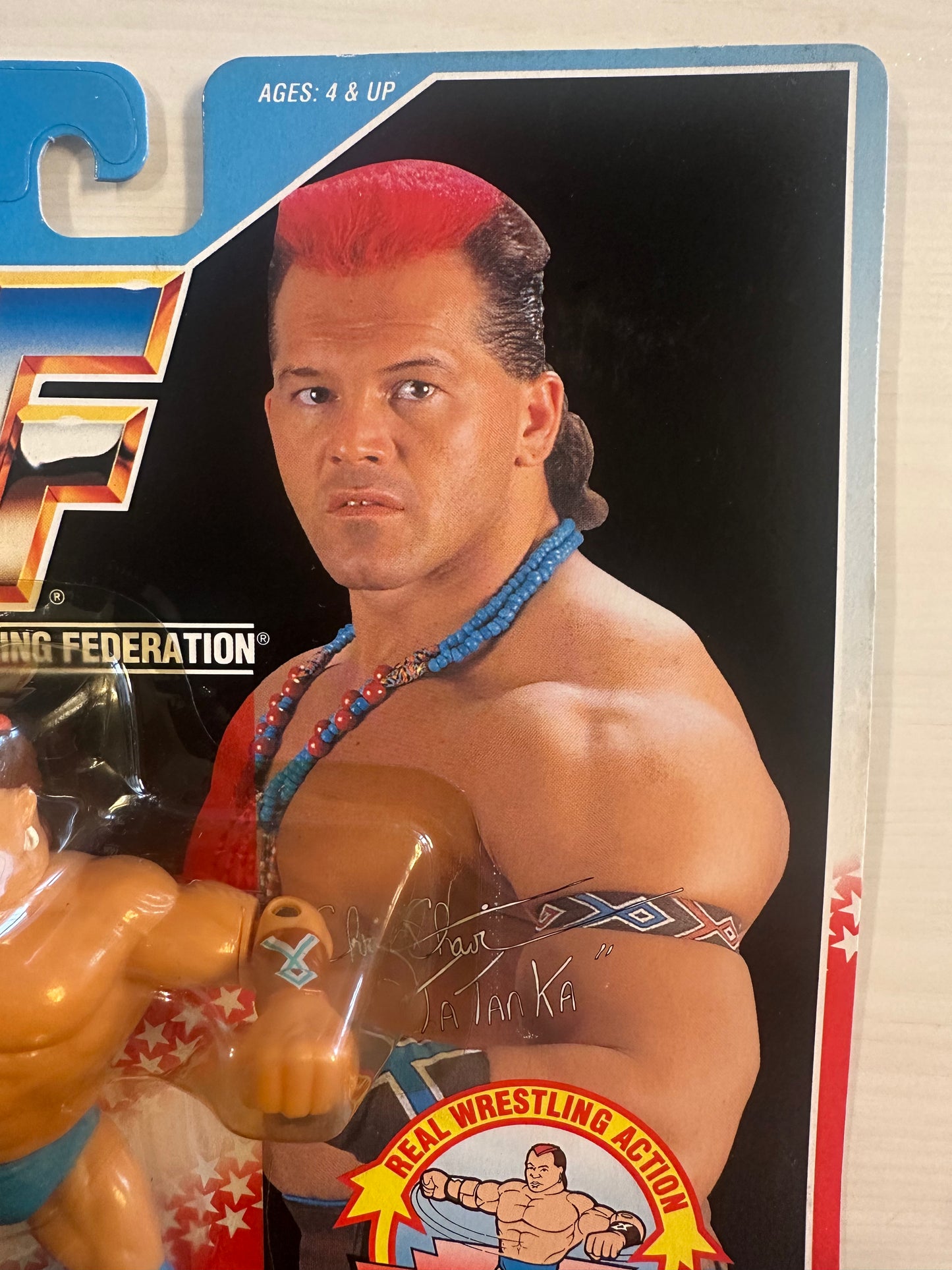Tatanka Series 6 WWF Hasbro