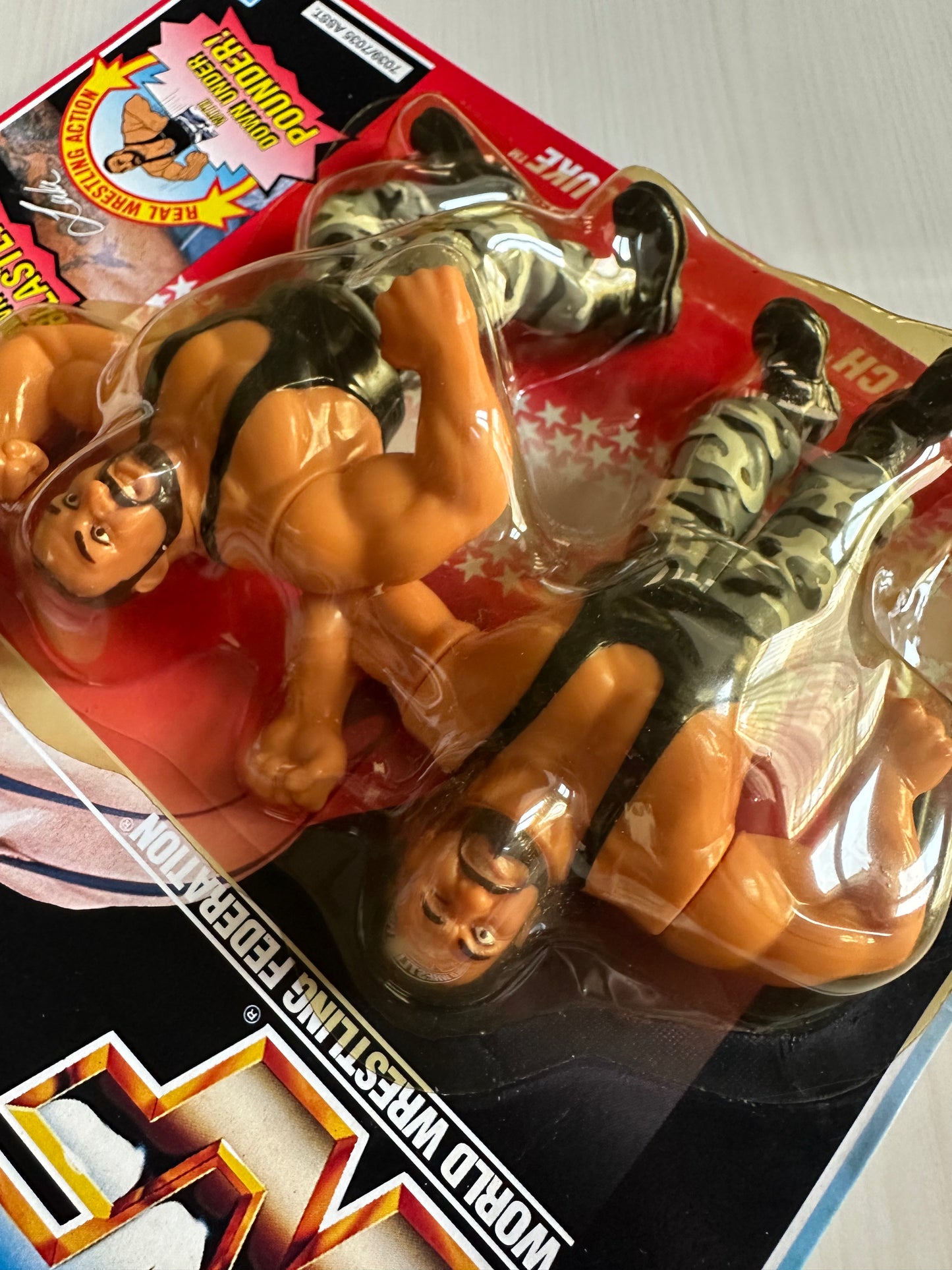 The Bushwhackers Series 2 WWF Hasbro MOC figure