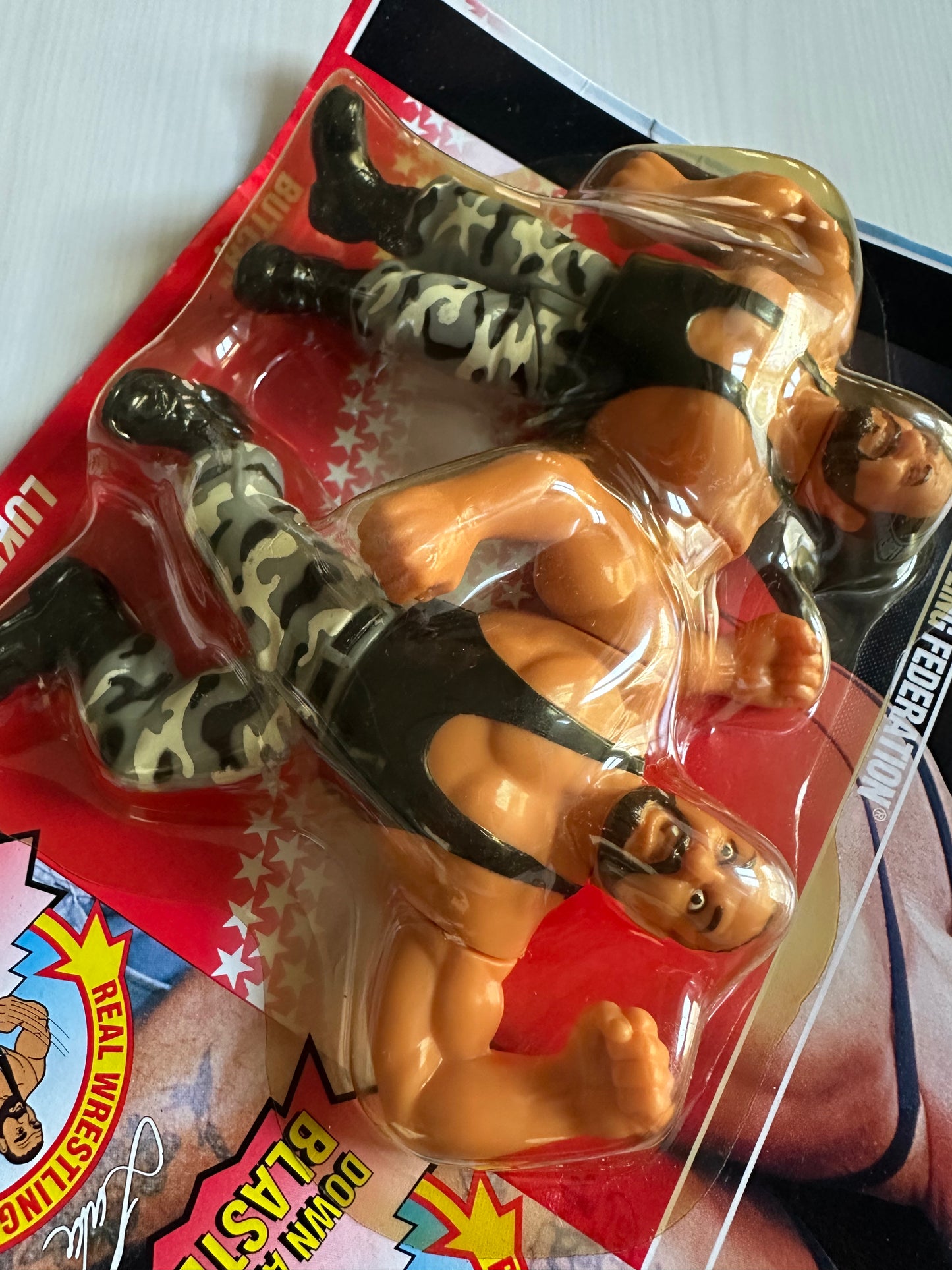 The Bushwhackers Series 2 WWF Hasbro MOC figure