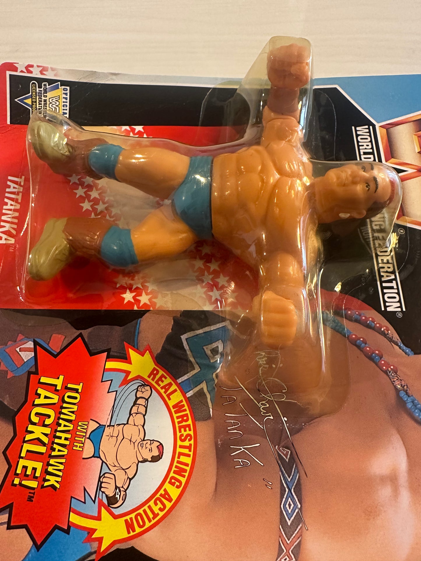 Tatanka Series 6 WWF Hasbro