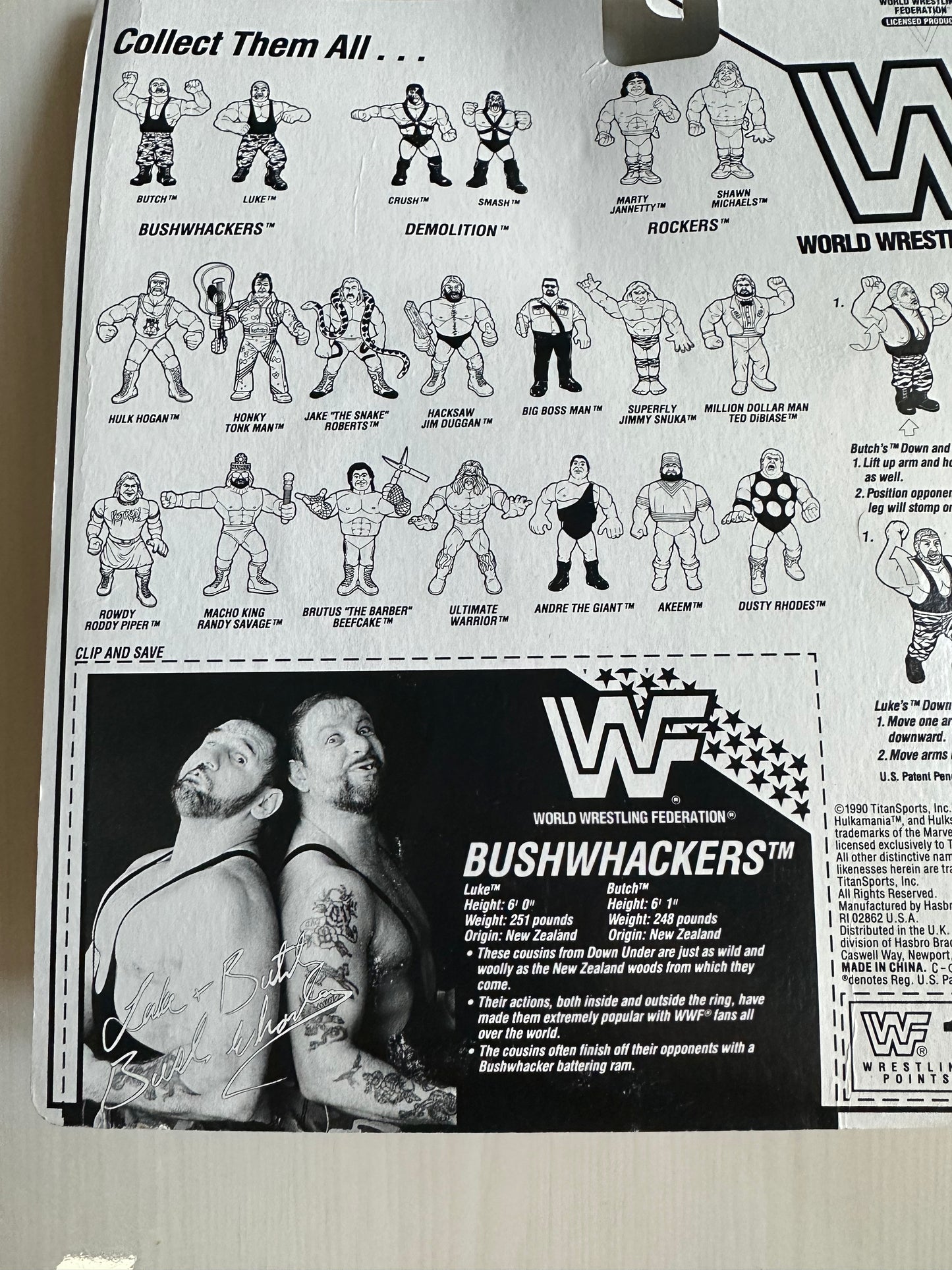 The Bushwhackers Series 2 WWF Hasbro MOC figure