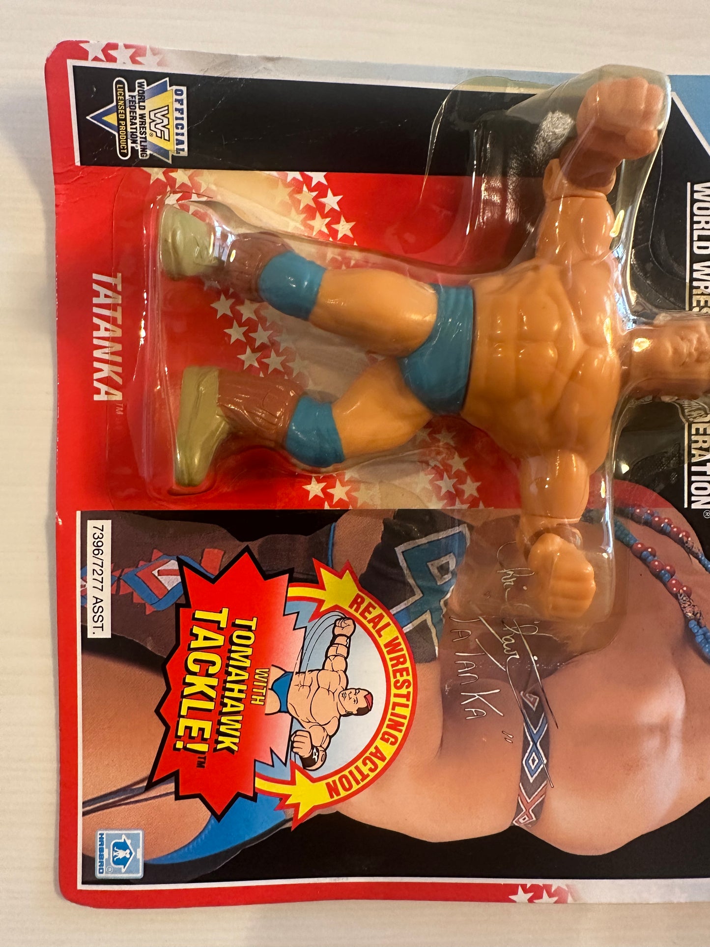 Tatanka Series 6 WWF Hasbro
