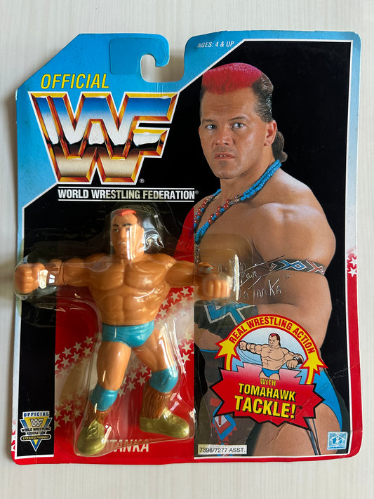 Tatanka Series 6 WWF Hasbro MOC figure
