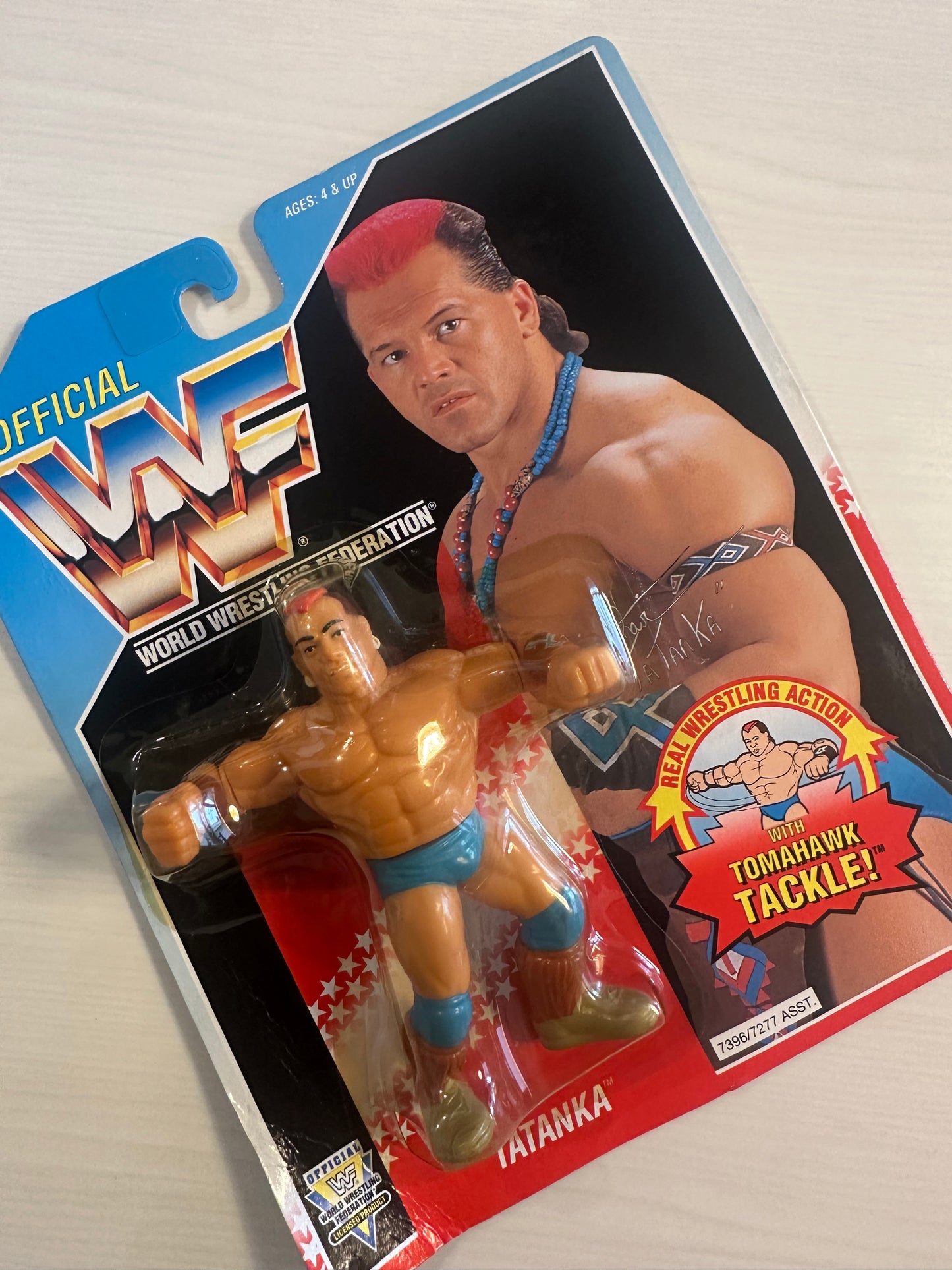Tatanka Series 6 WWF Hasbro