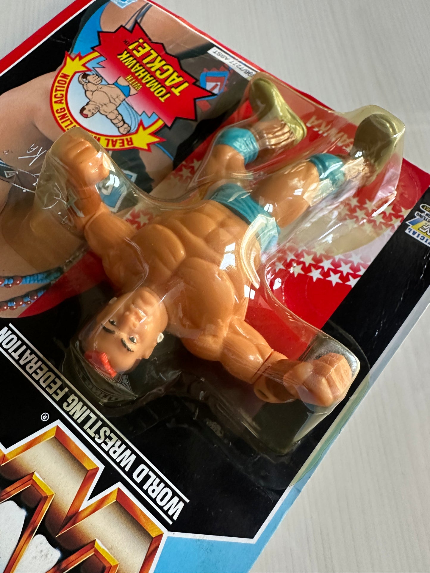 Tatanka Series 6 WWF Hasbro MOC figure