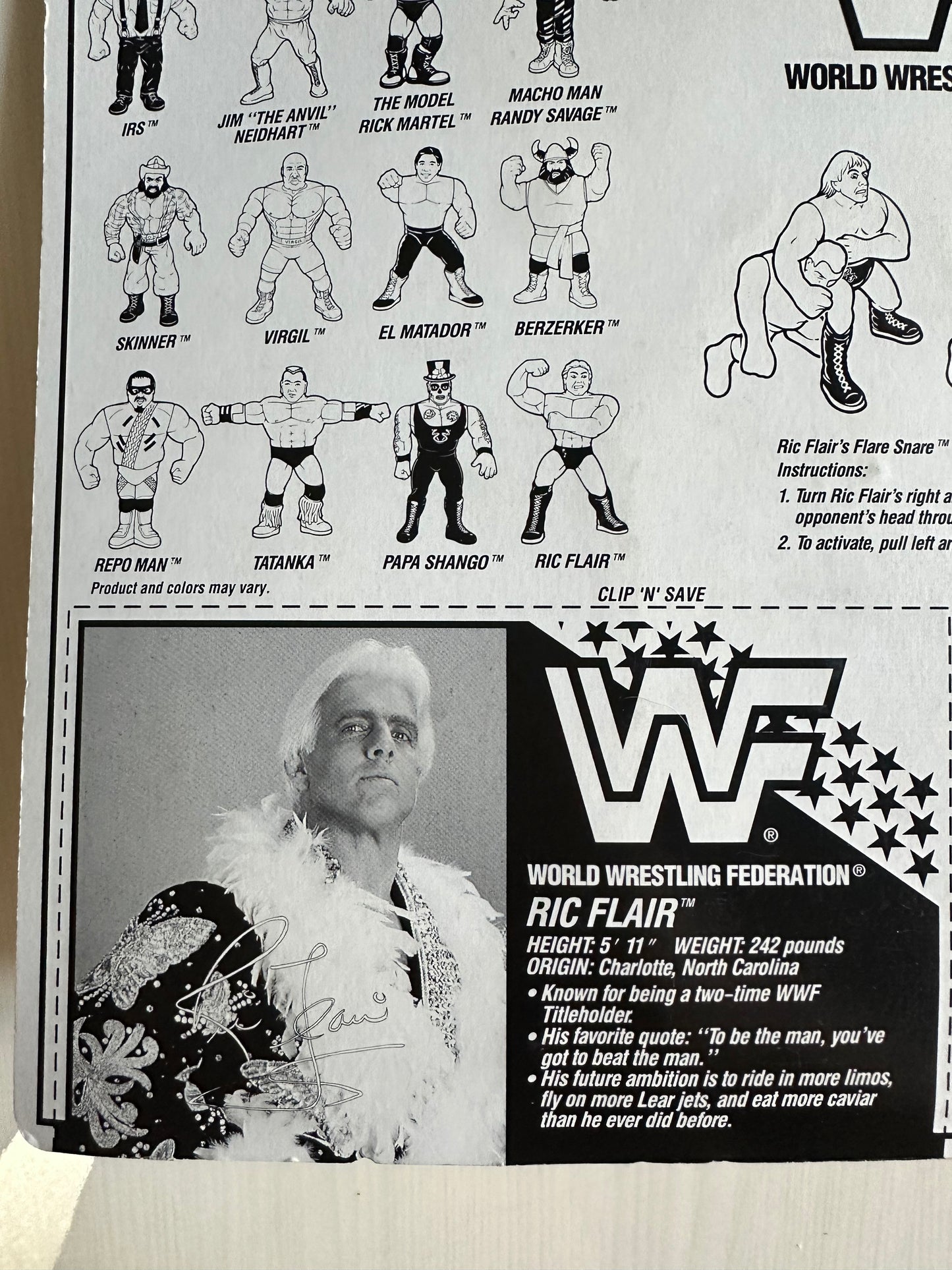Ric Flair Series 6 WWF Hasbro MOC figure