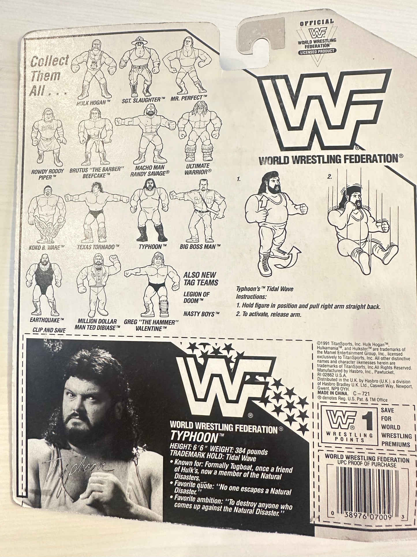 Typhoon Series 3 WWF Hasbro