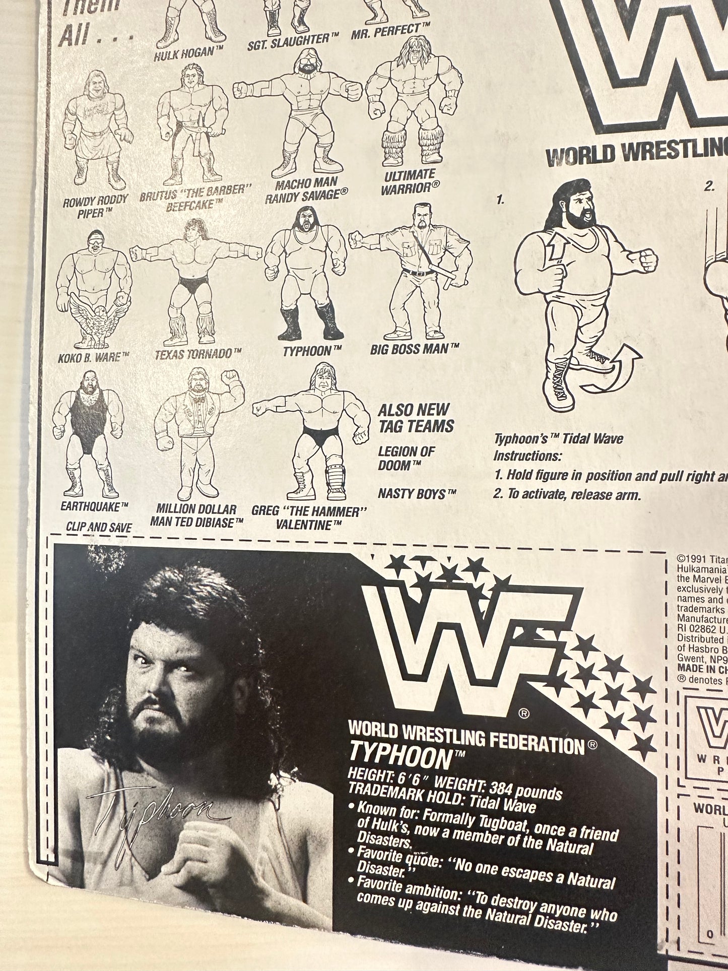 Typhoon Series 3 WWF Hasbro