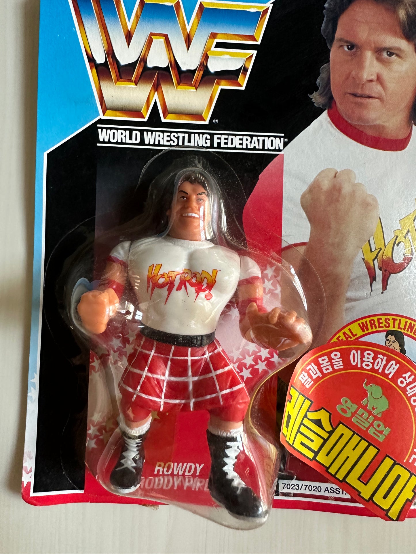 Rowdy Roddy Piper Series 2 WWF Hasbro MOC Korean variant