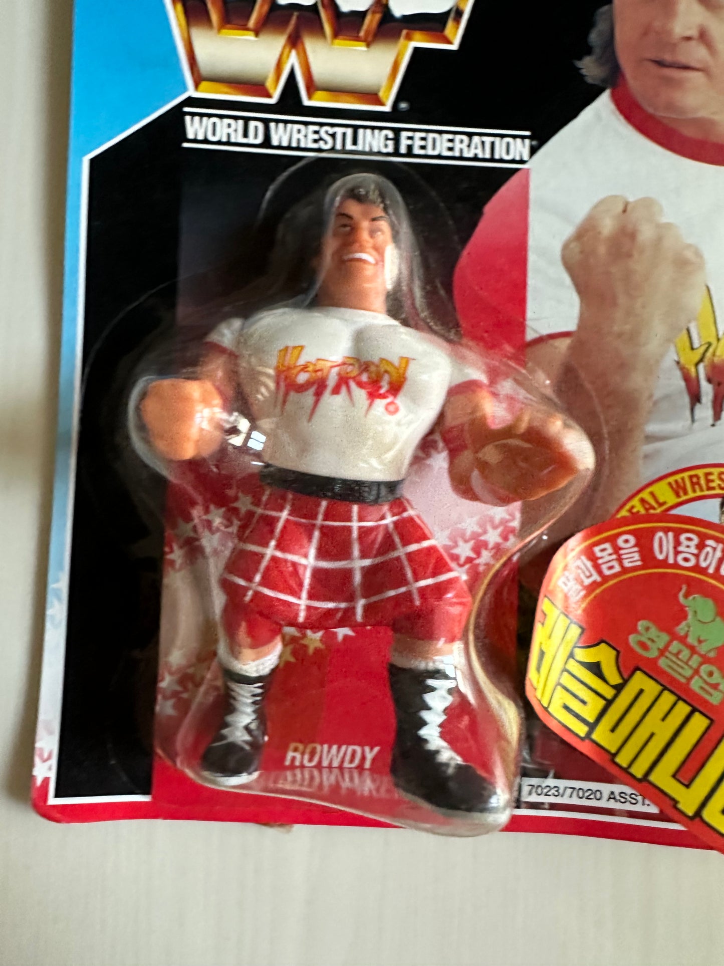 Rowdy Roddy Piper Series 2 WWF Hasbro MOC Korean variant