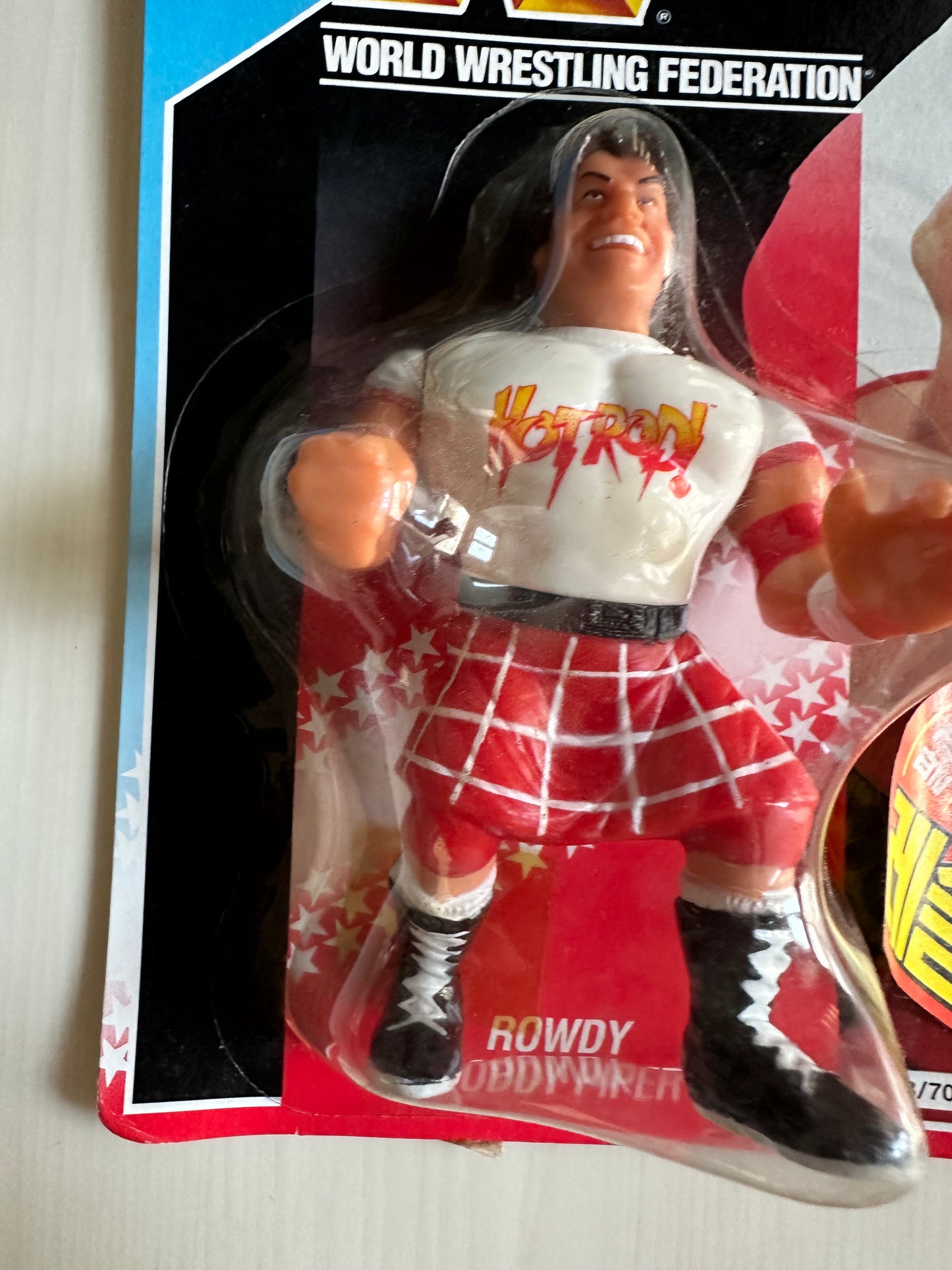 Rowdy Roddy Piper Series 2 WWF Hasbro MOC Korean variant