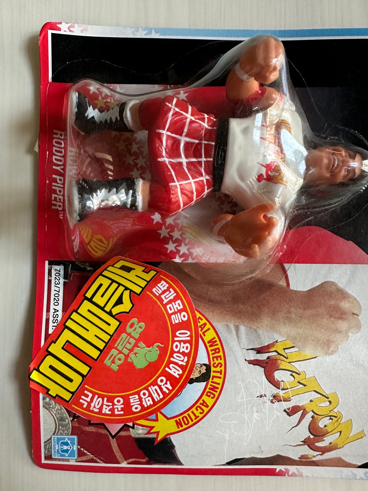Rowdy Roddy Piper Series 2 WWF Hasbro MOC Korean variant