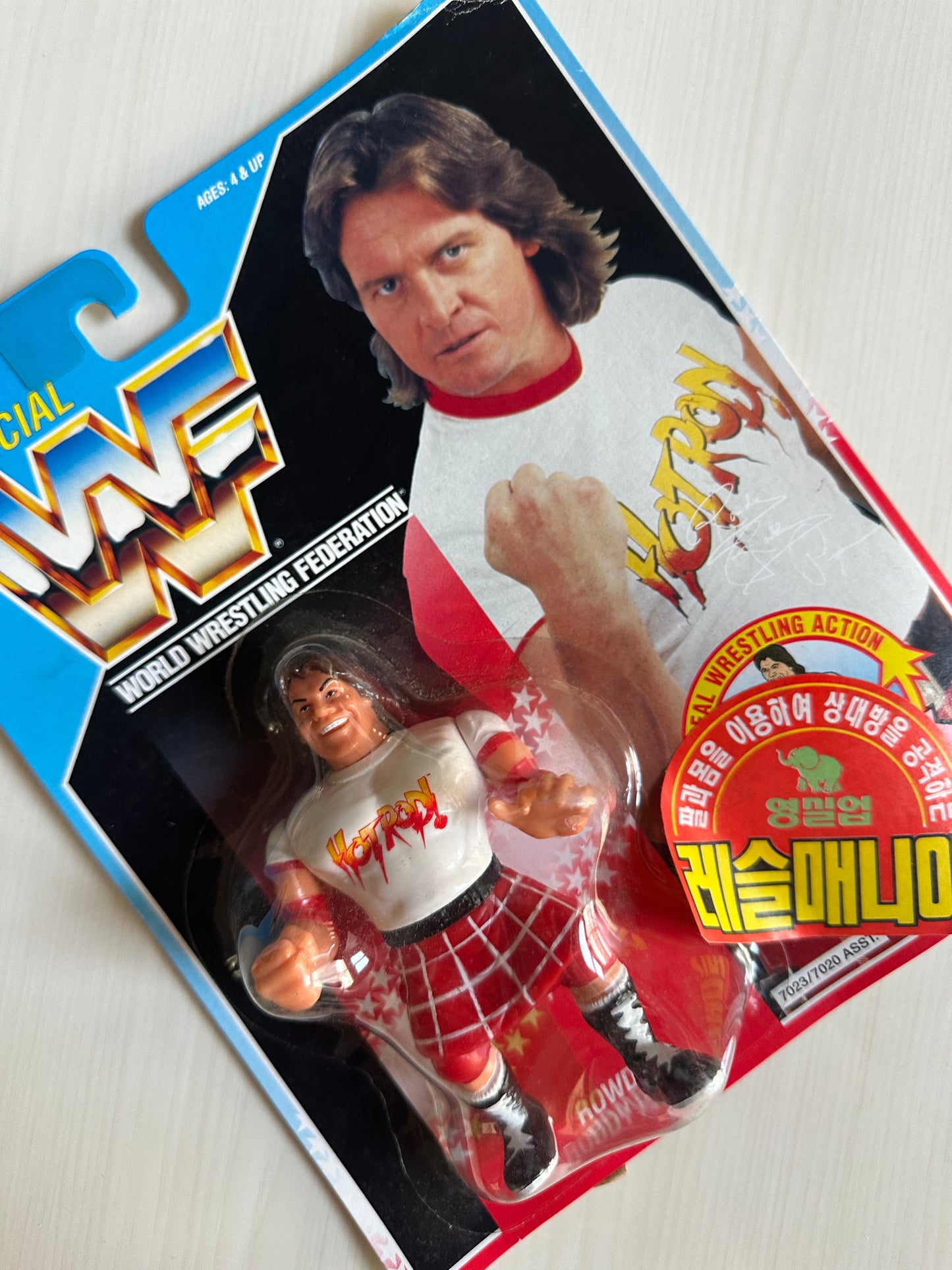 Rowdy Roddy Piper Series 2 WWF Hasbro MOC Korean variant