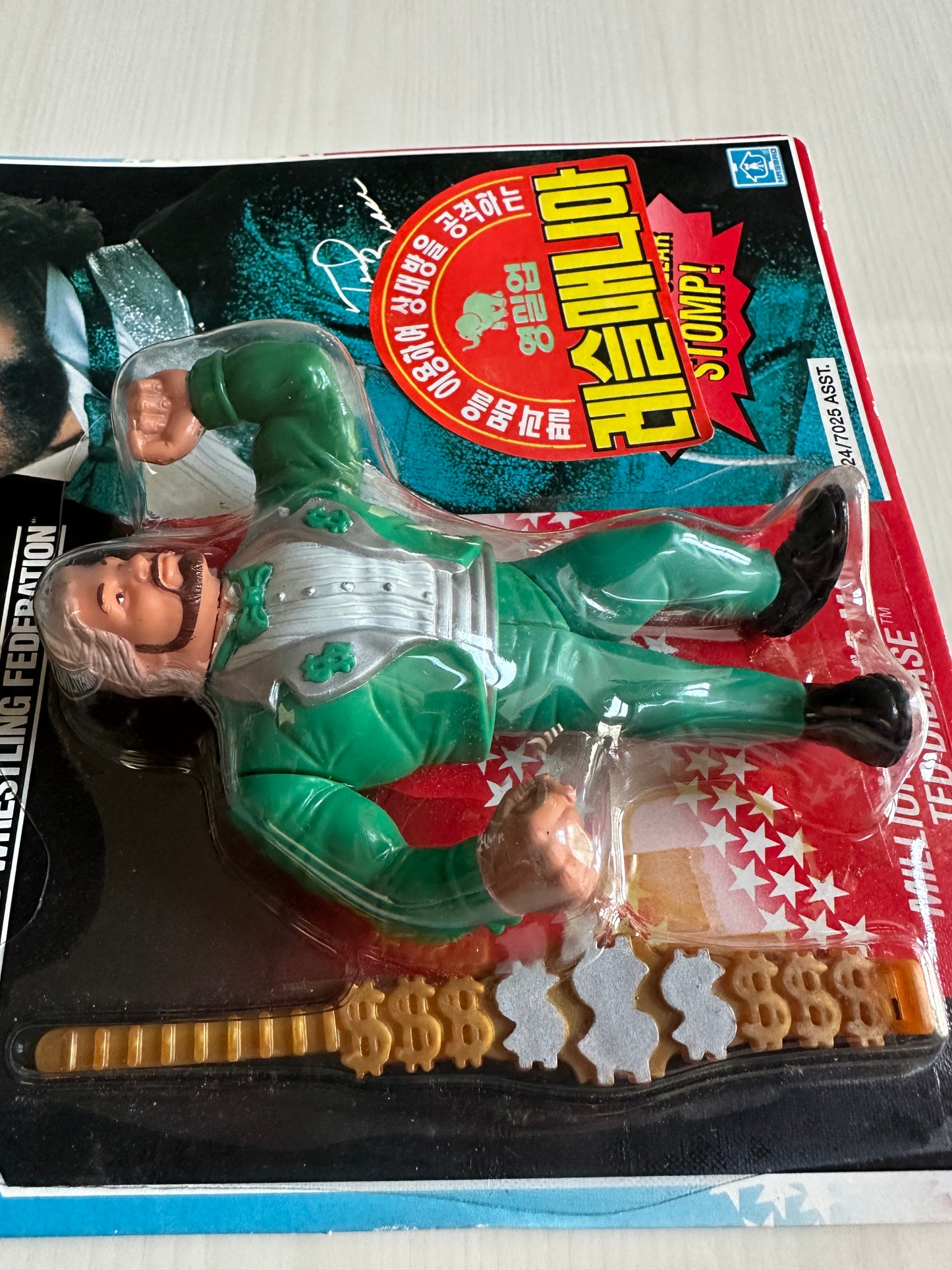 Million Dollar Man Series 2 WWF Hasbro MOC Korean variant