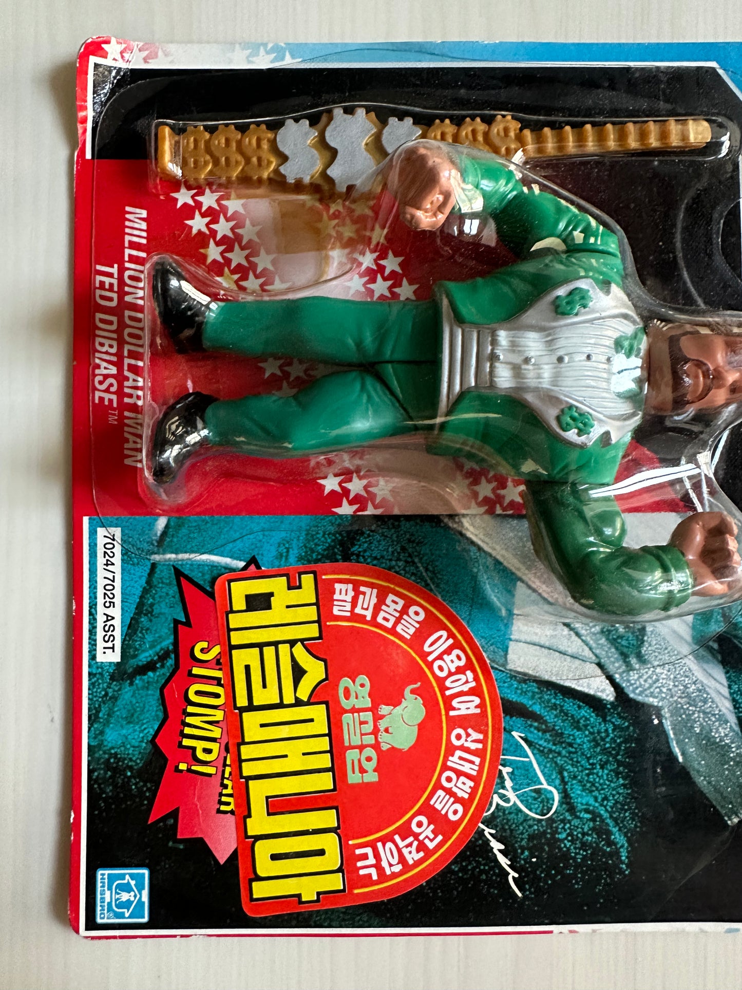 Million Dollar Man Series 2 WWF Hasbro MOC Korean variant