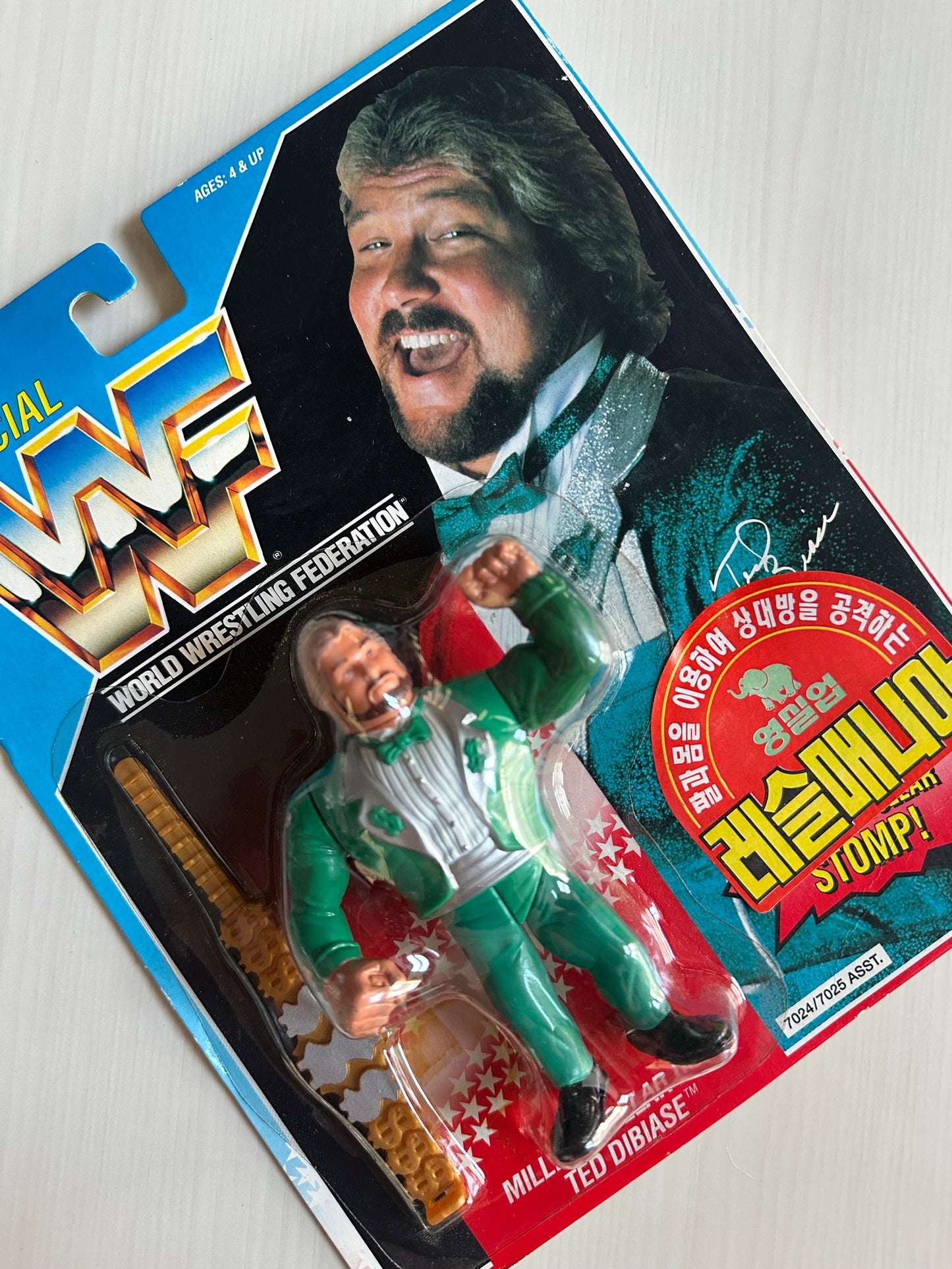 Million Dollar Man Series 2 WWF Hasbro MOC Korean variant