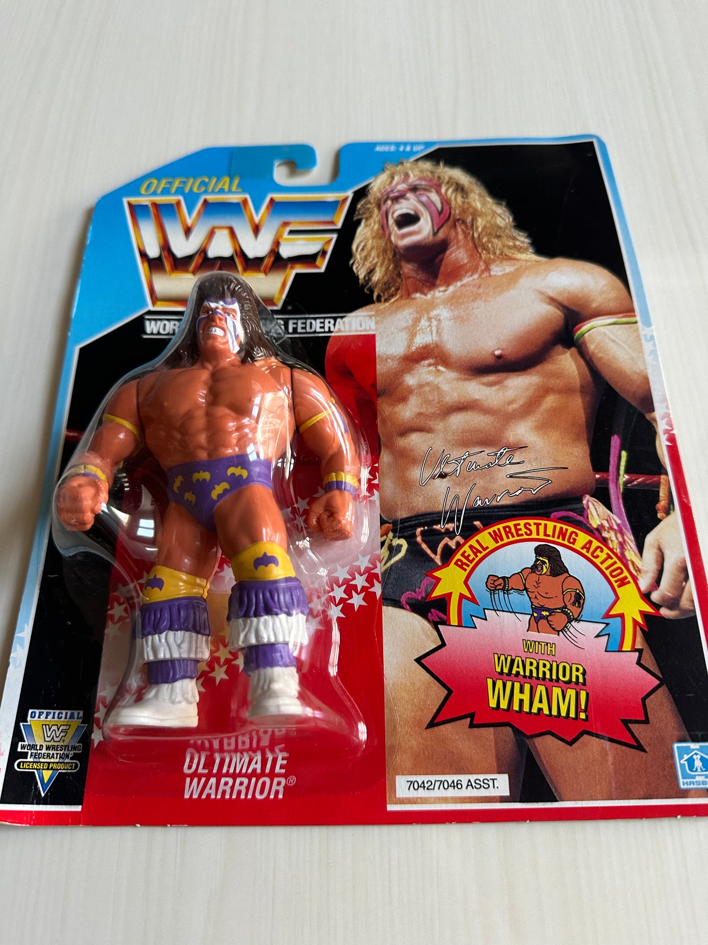 Ultimate Warrior Series 3 WWF Hasbro MOC figure