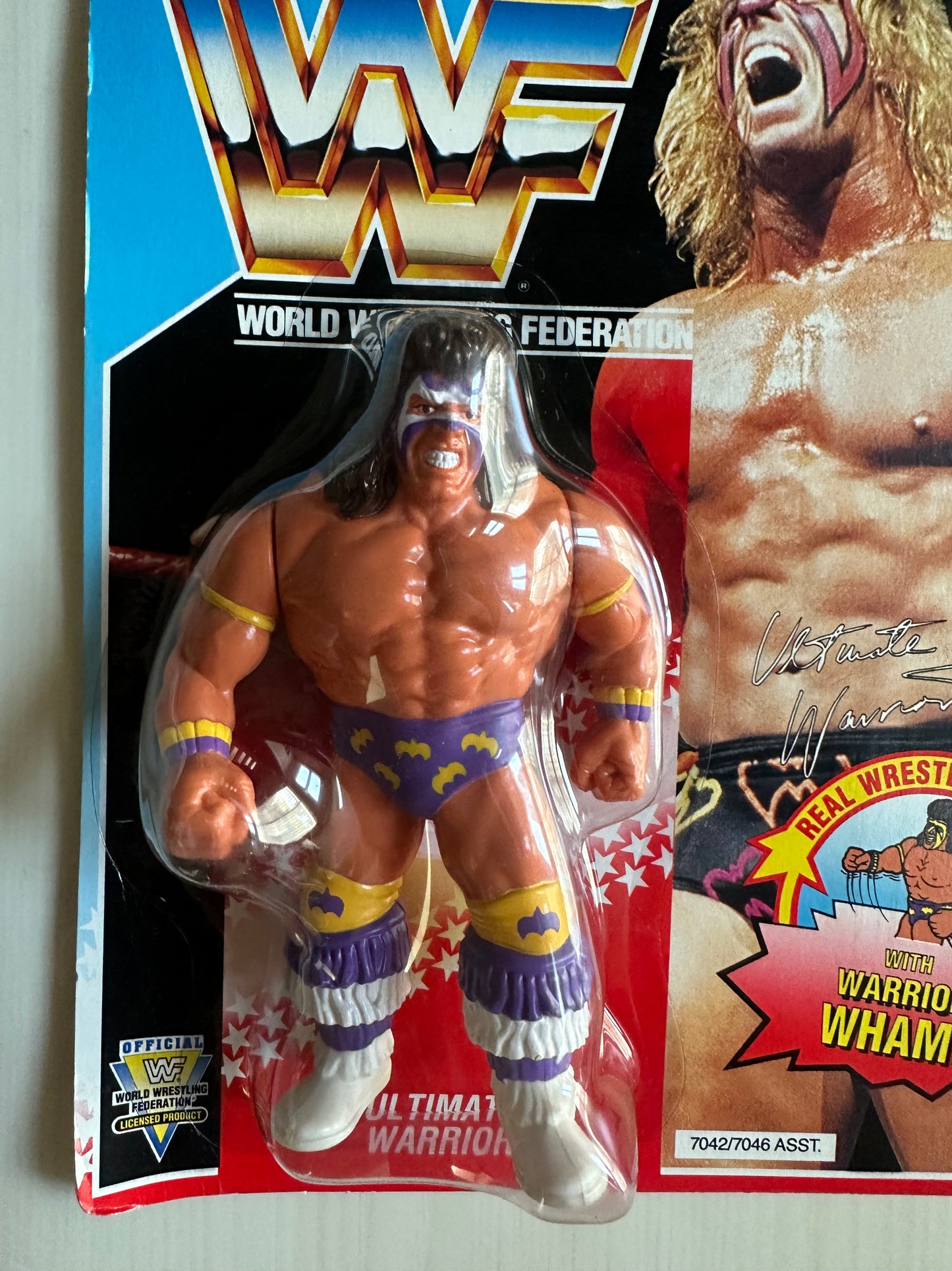 Ultimate Warrior Series 3 WWF Hasbro MOC figure