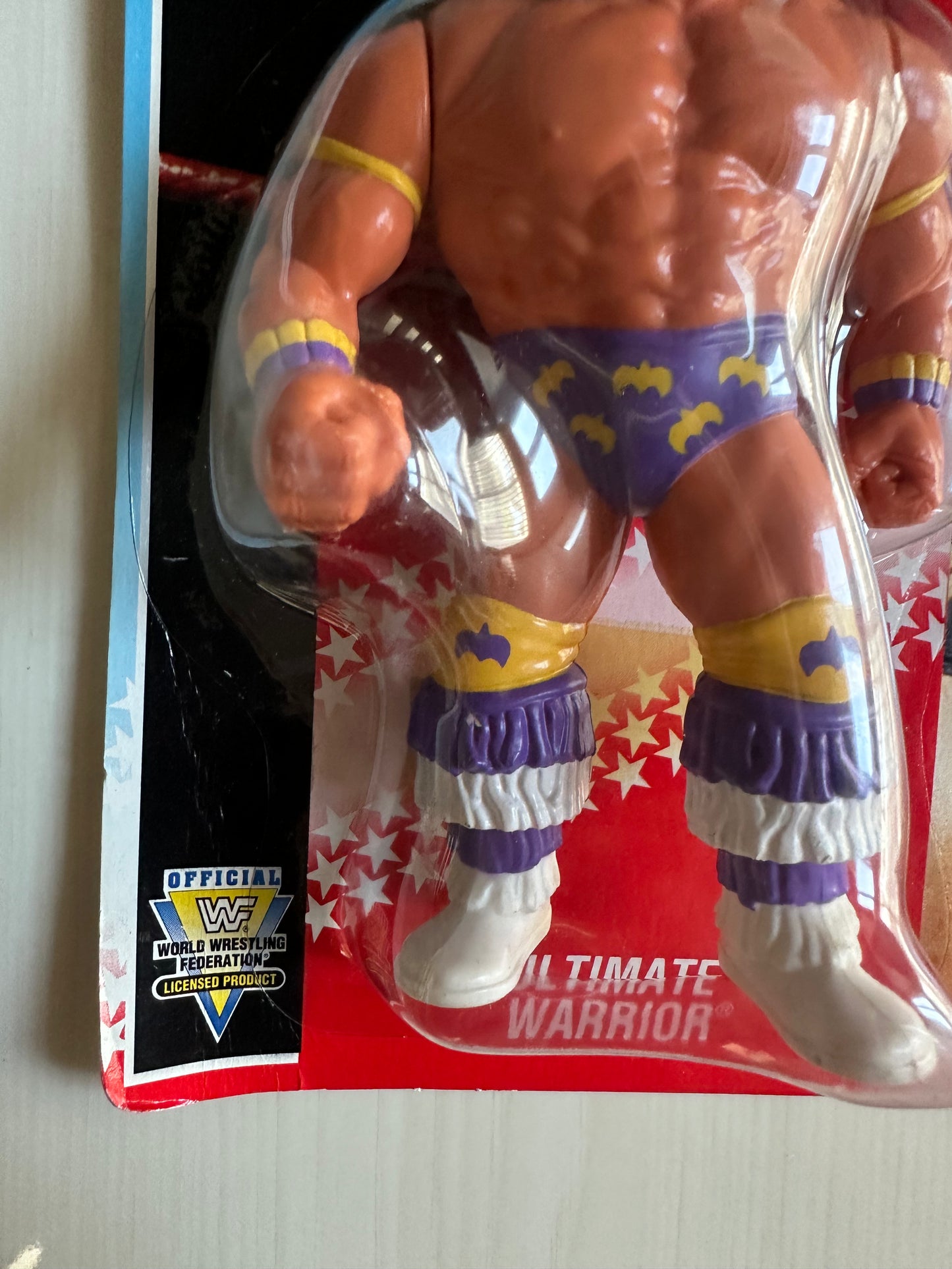 Ultimate Warrior Series 3 WWF Hasbro MOC figure